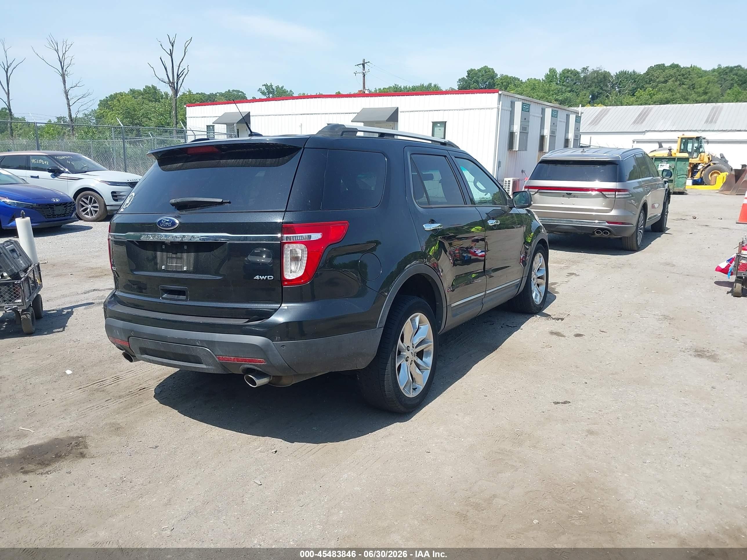 2013 Ford Explorer Xlt Black vin: 1FM5K8D8XDGC41362
