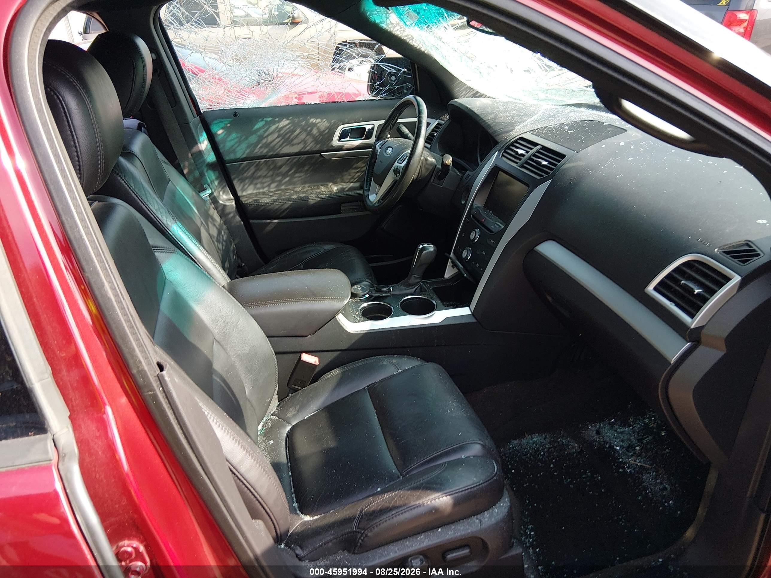 2013 Ford Explorer Xlt Red vin: 1FM5K8D8XDGC48232