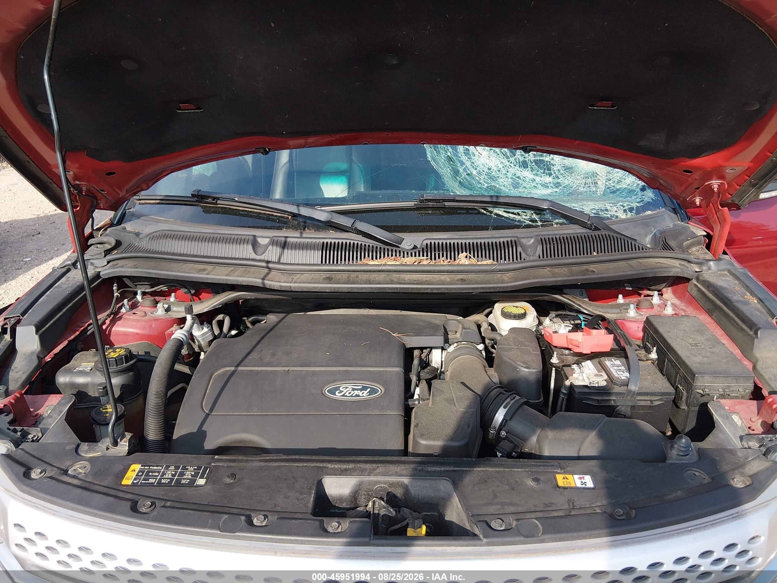 2013 Ford Explorer Xlt Red vin: 1FM5K8D8XDGC48232