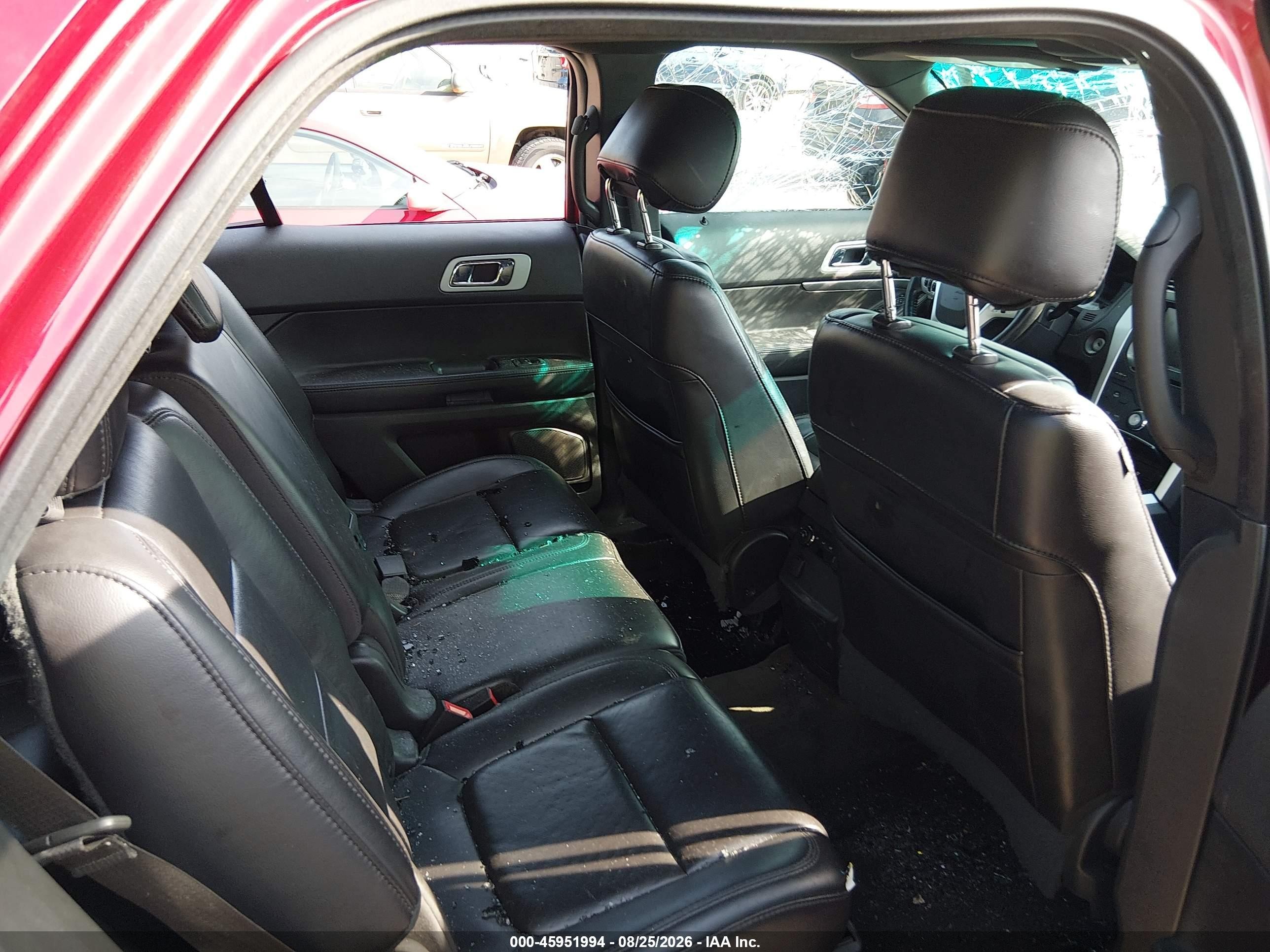 2013 Ford Explorer Xlt Red vin: 1FM5K8D8XDGC48232