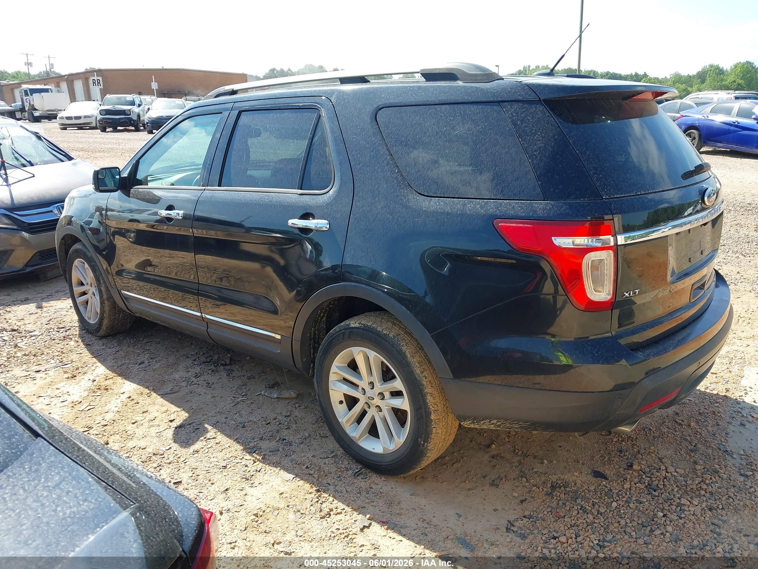 2013 Ford Explorer Xlt Black vin: 1FM5K8D8XDGC71204