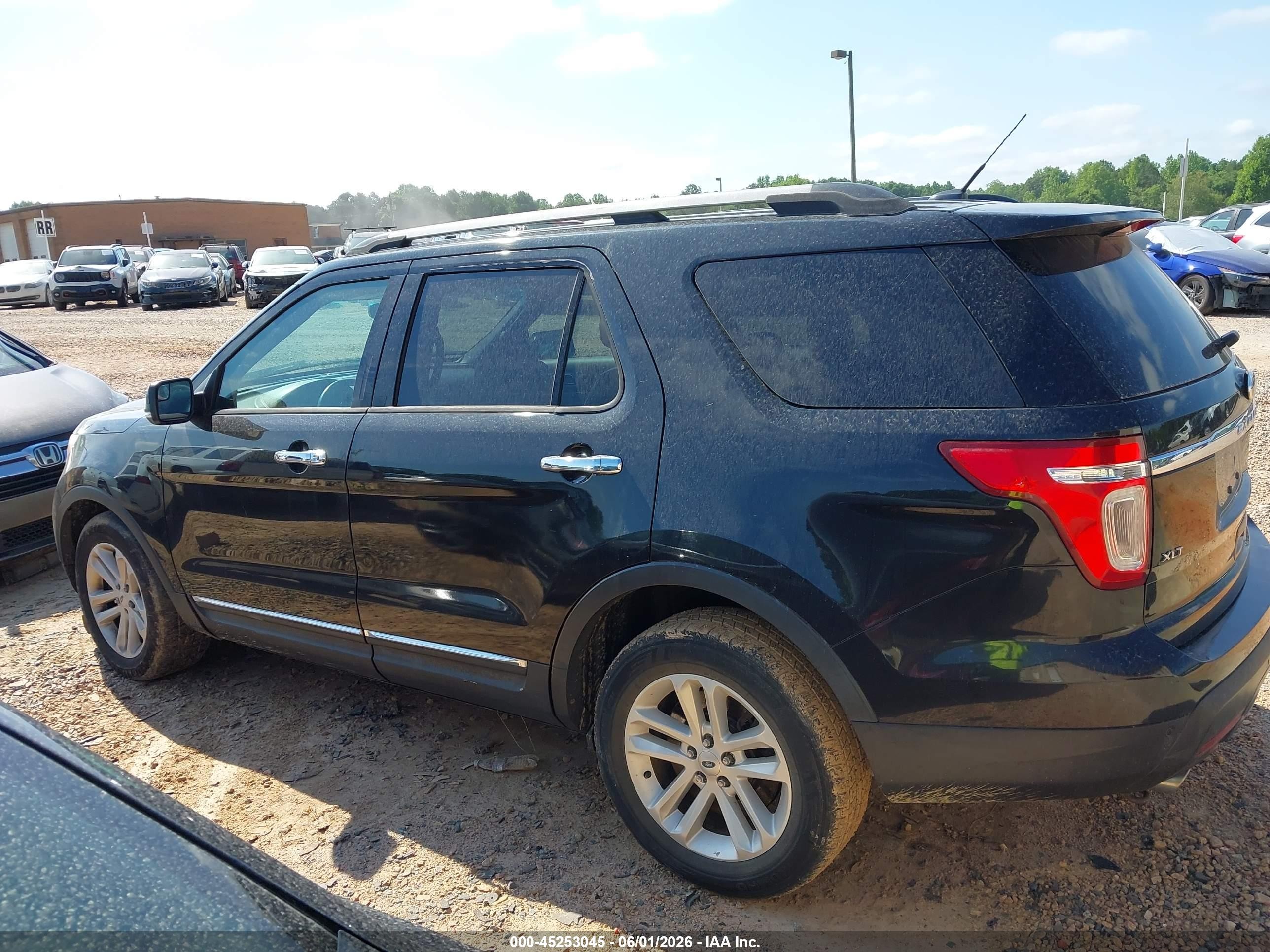 2013 Ford Explorer Xlt Black vin: 1FM5K8D8XDGC71204