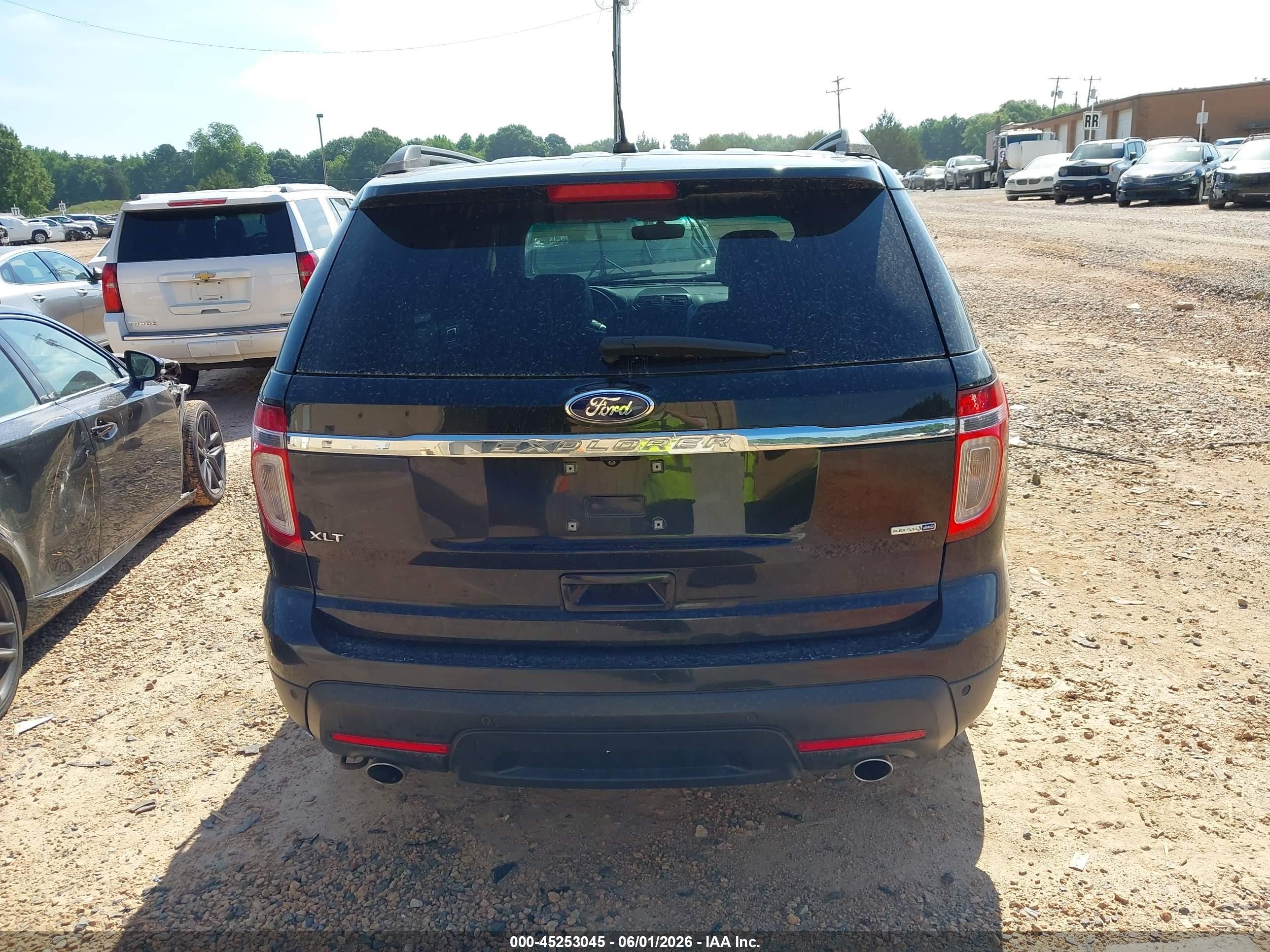 2013 Ford Explorer Xlt Black vin: 1FM5K8D8XDGC71204
