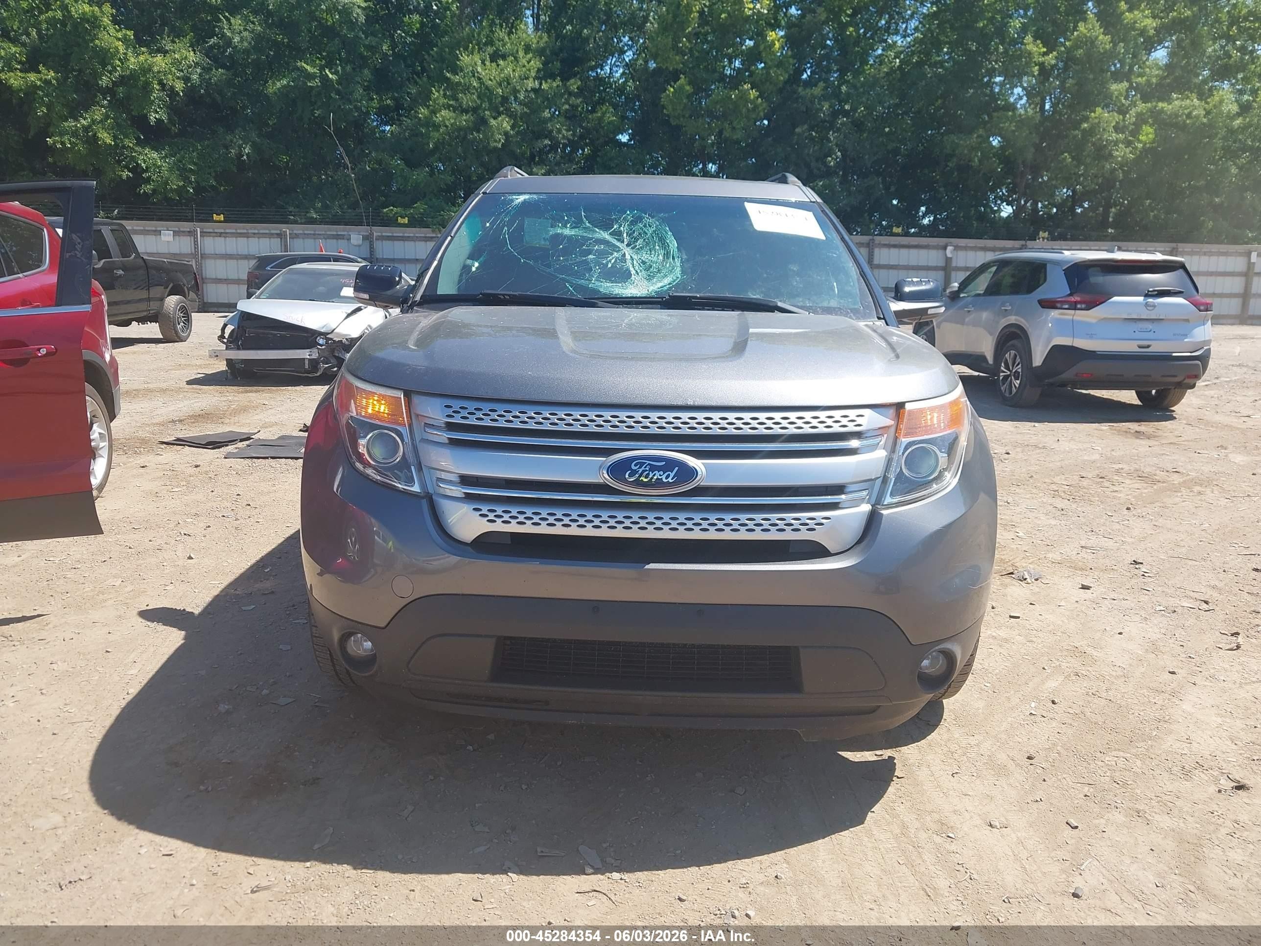 2014 Ford Explorer Xlt Gray vin: 1FM5K8D8XEGA21754