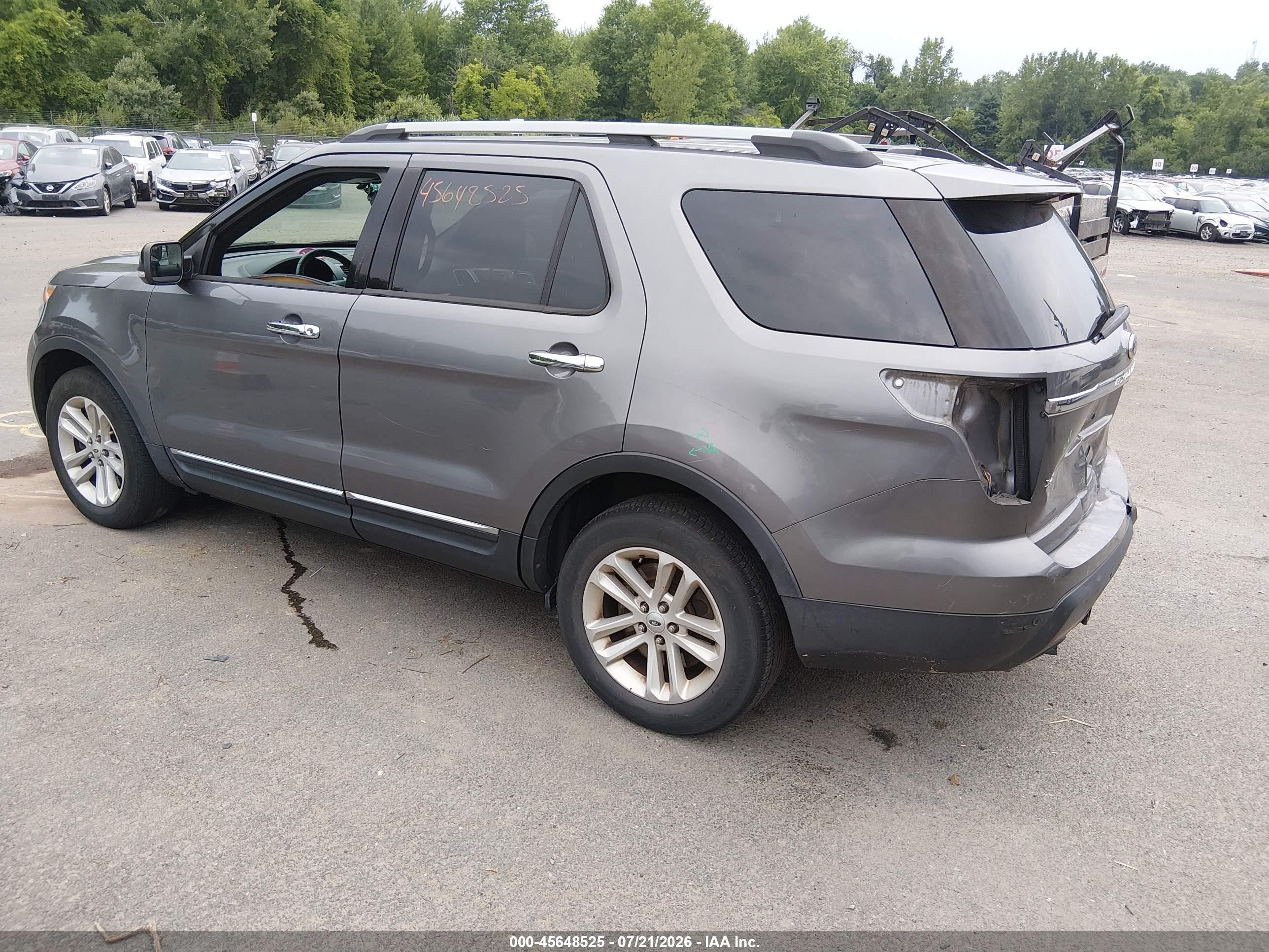 2014 Ford Explorer Xlt Gray vin: 1FM5K8D8XEGA46699