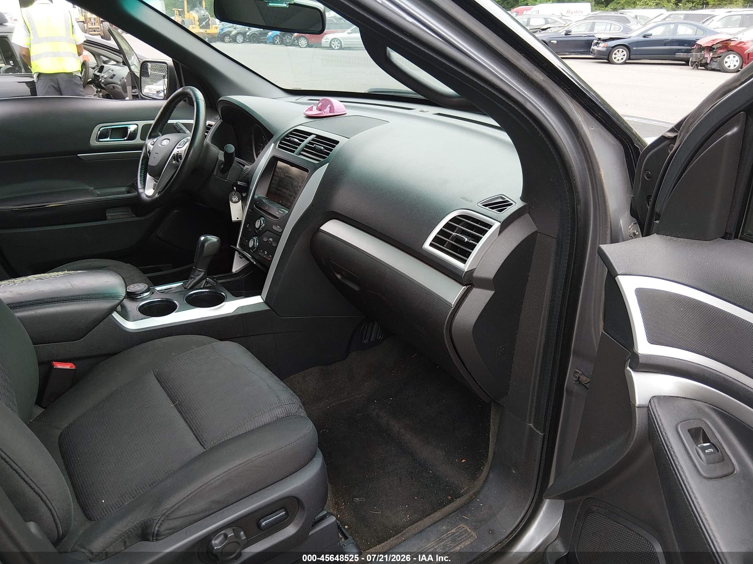2014 Ford Explorer Xlt Gray vin: 1FM5K8D8XEGA46699