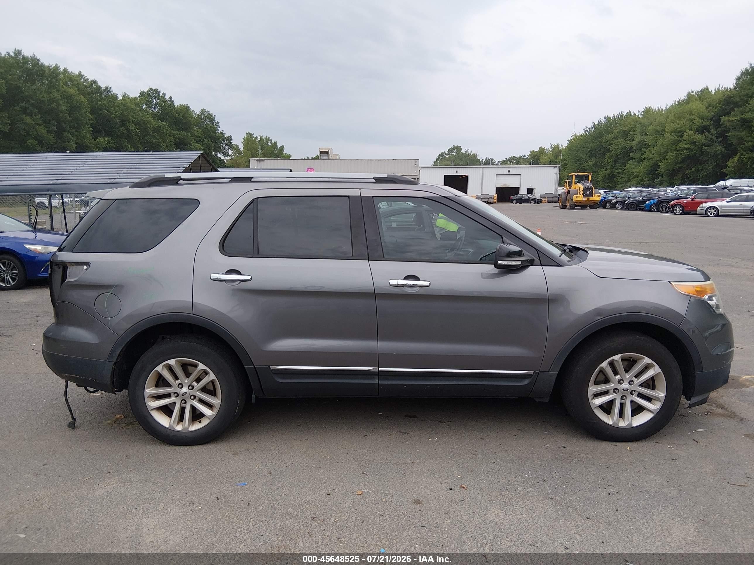 2014 Ford Explorer Xlt Gray vin: 1FM5K8D8XEGA46699