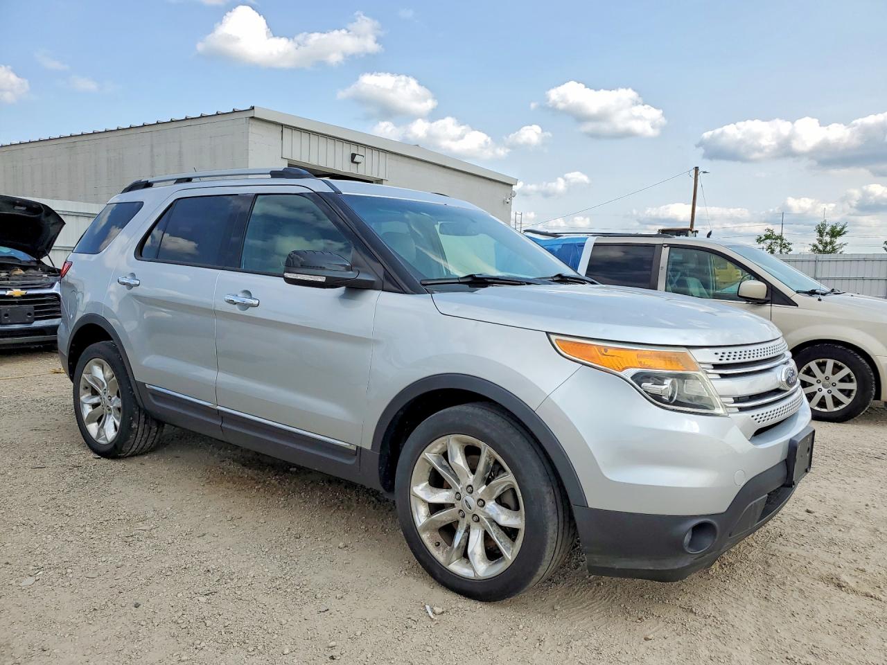 2014 Ford Explorer Xlt Gray vin: 1FM5K8D8XEGC05933