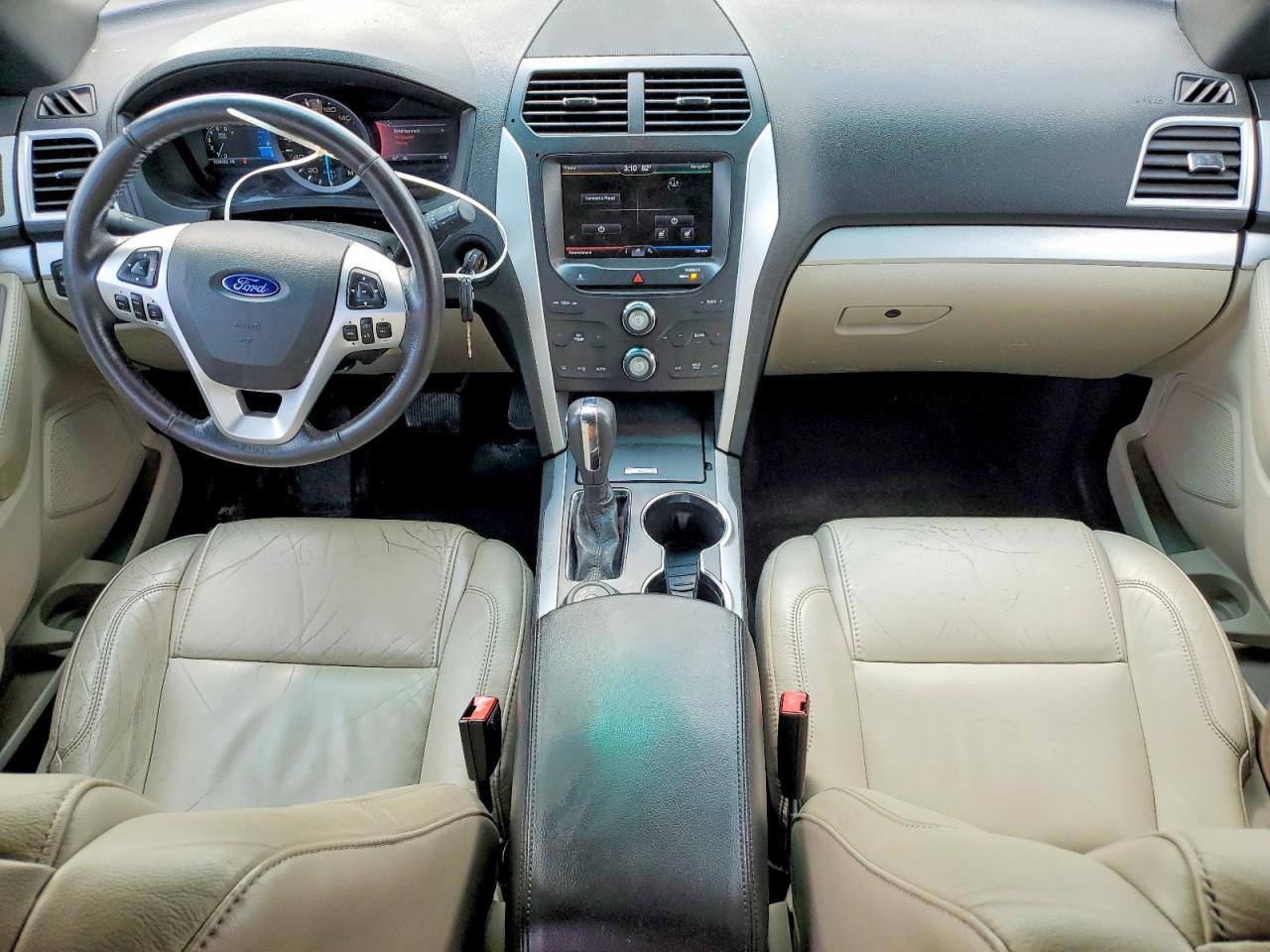 2014 Ford Explorer Xlt Gray vin: 1FM5K8D8XEGC05933