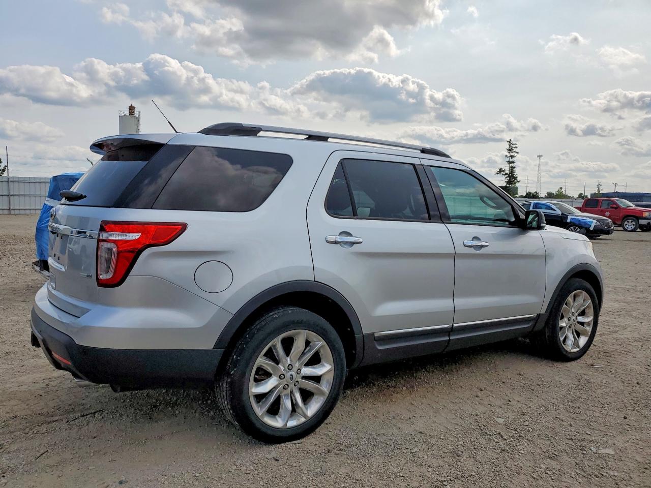 2014 Ford Explorer Xlt Gray vin: 1FM5K8D8XEGC05933