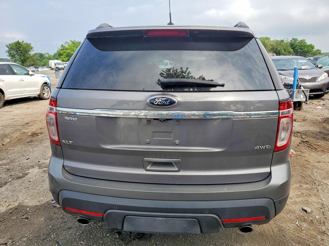 2014 Ford Explorer Xlt Gray vin: 1FM5K8D8XEGC19346