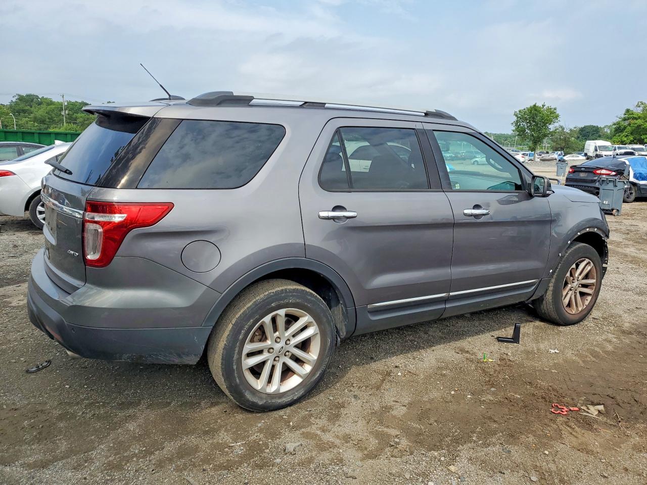 2014 Ford Explorer Xlt Gray vin: 1FM5K8D8XEGC19346