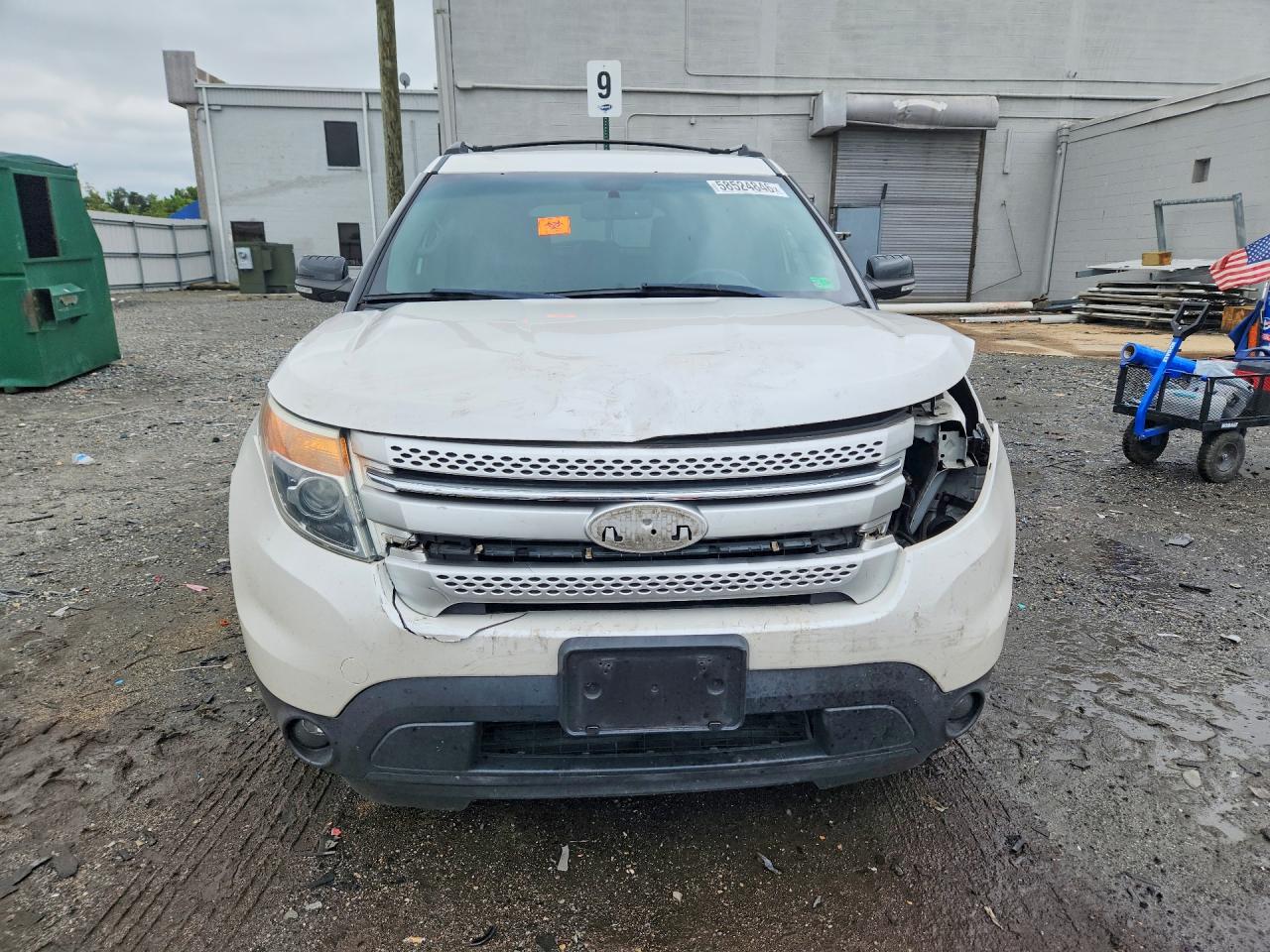 2015 Ford Explorer Xlt Белый vin: 1FM5K8D8XFGA01697