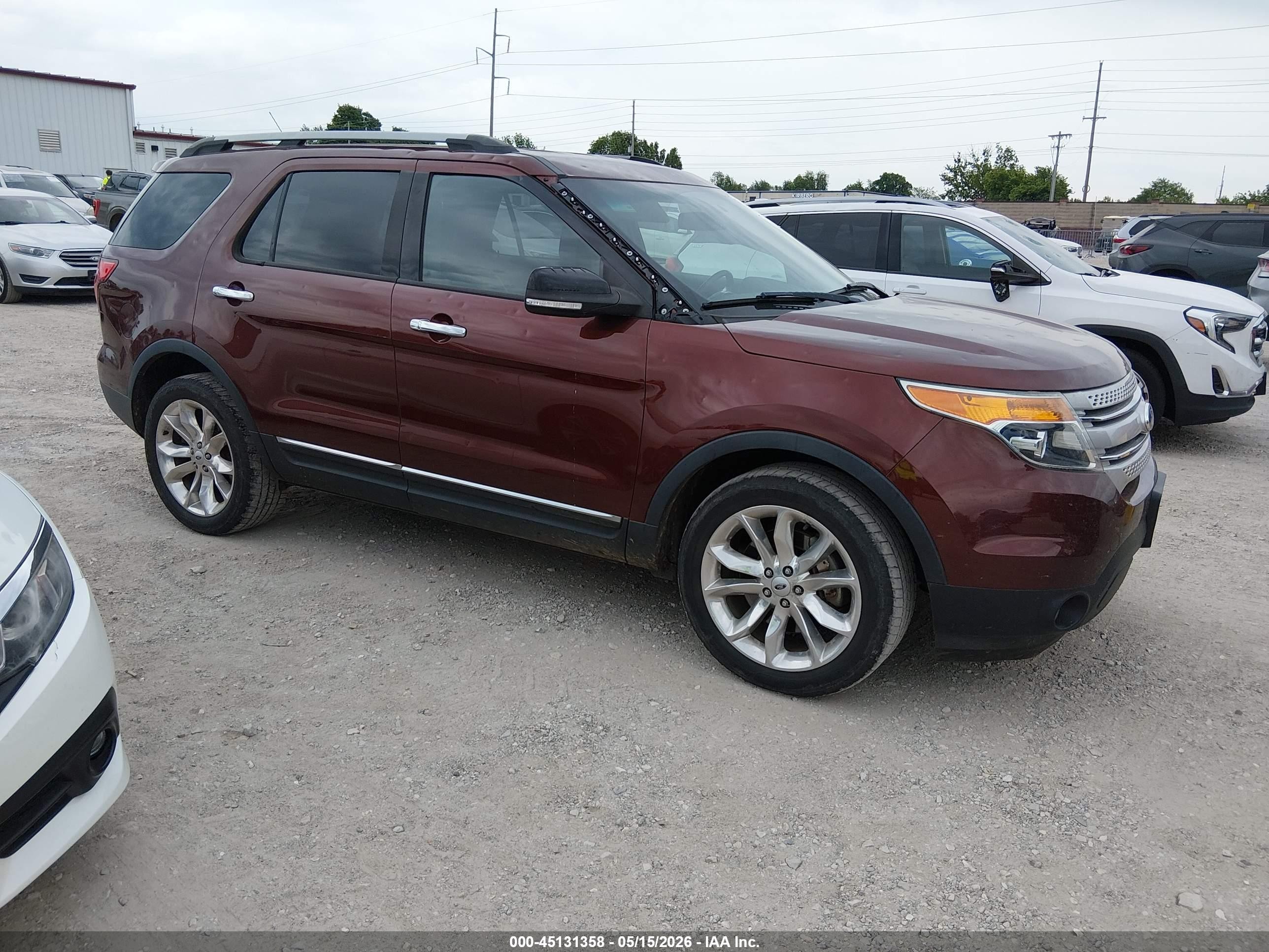 2015 Ford Explorer Xlt Maroon vin: 1FM5K8D8XFGA33999