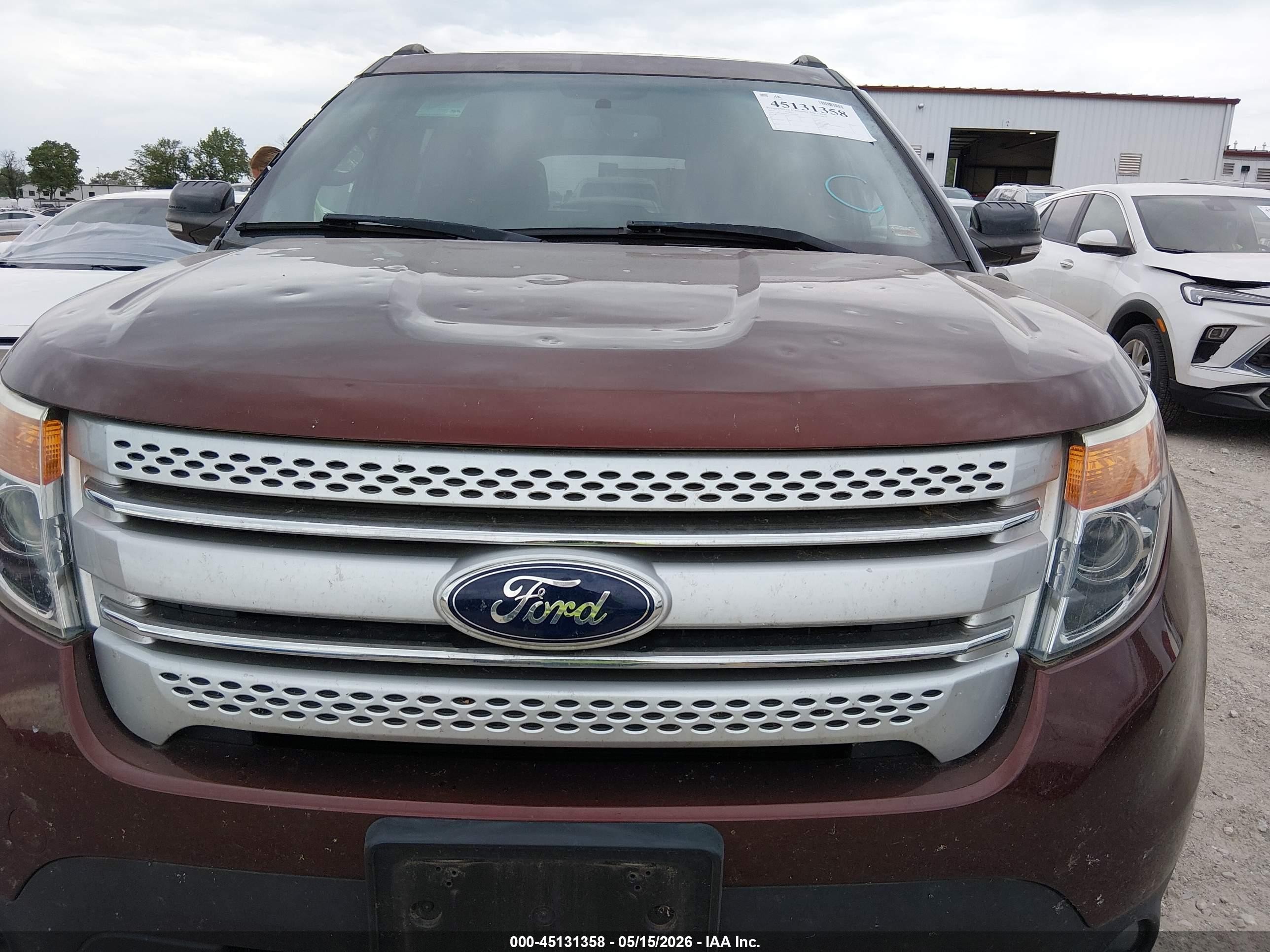 2015 Ford Explorer Xlt Maroon vin: 1FM5K8D8XFGA33999