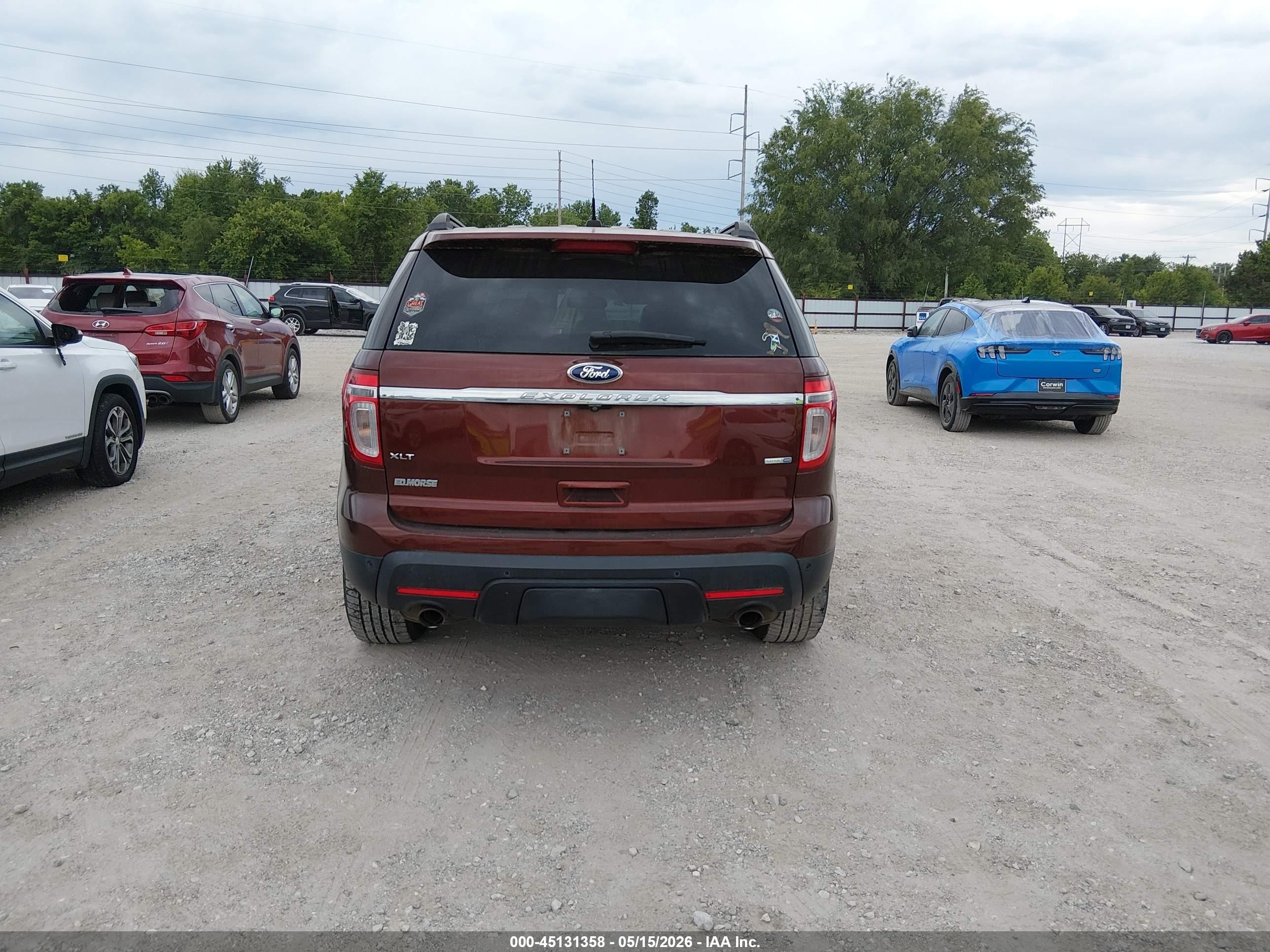 2015 Ford Explorer Xlt Maroon vin: 1FM5K8D8XFGA33999