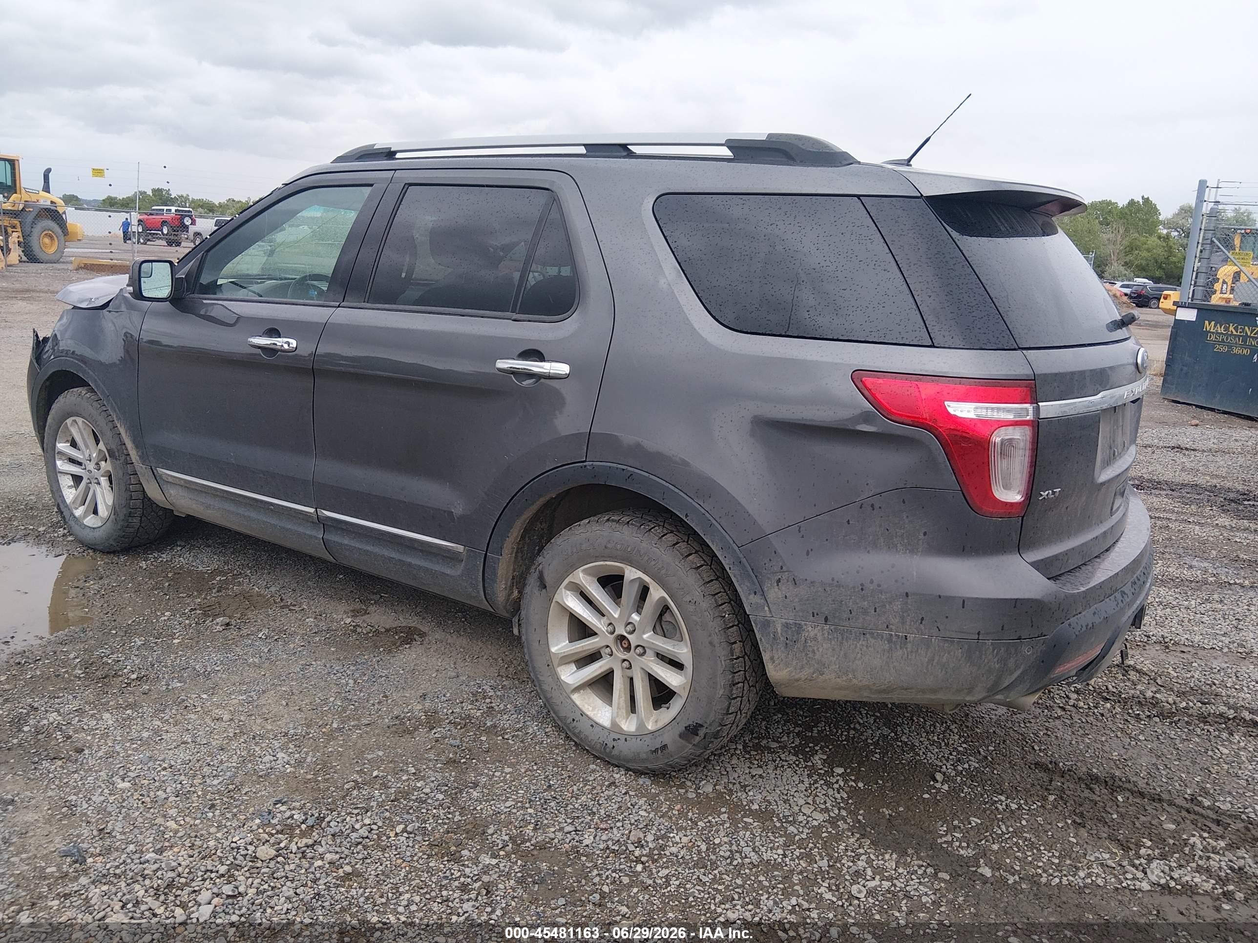 2015 Ford Explorer Xlt Gray vin: 1FM5K8D8XFGA34232