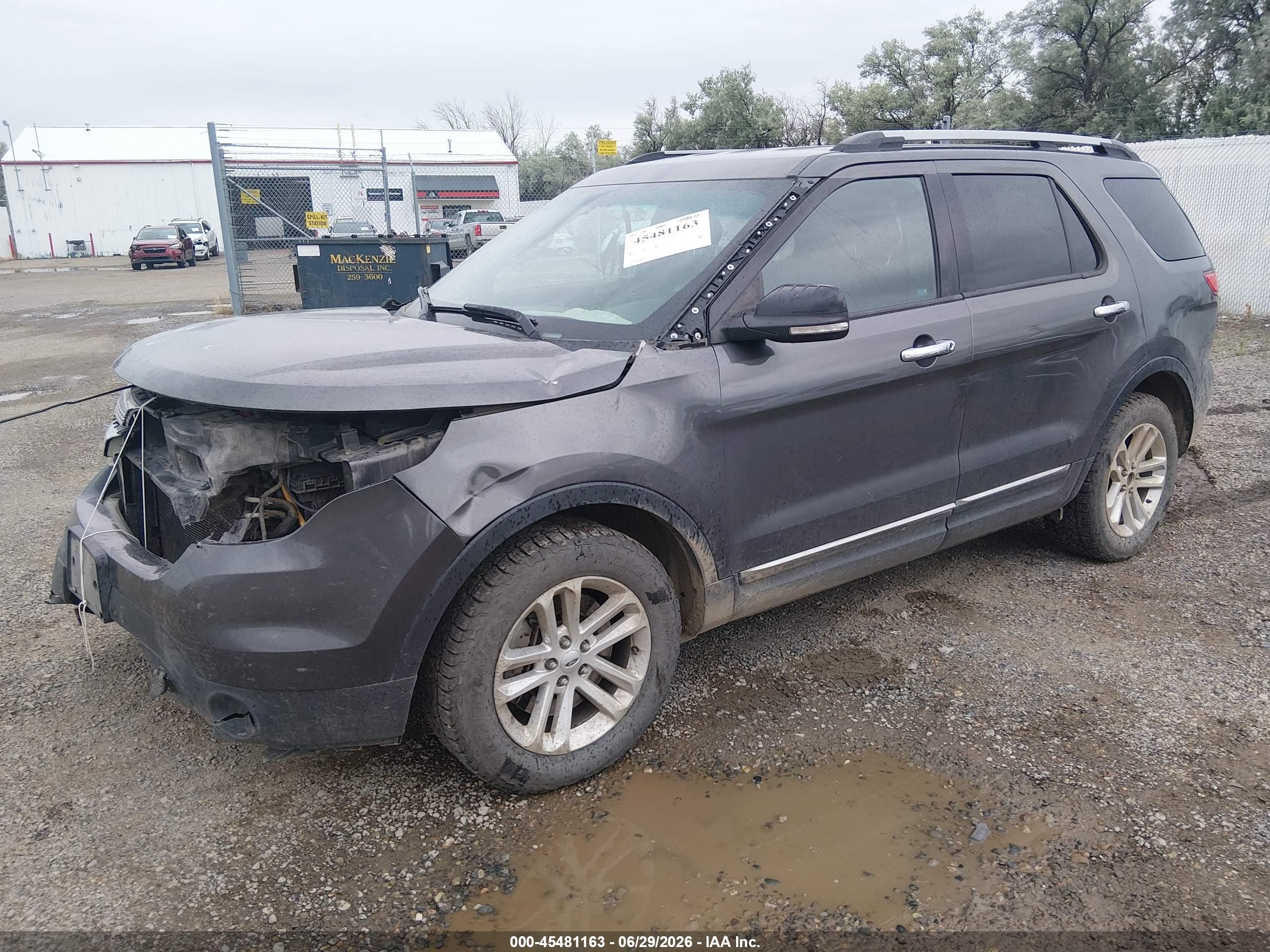 2015 Ford Explorer Xlt Gray vin: 1FM5K8D8XFGA34232