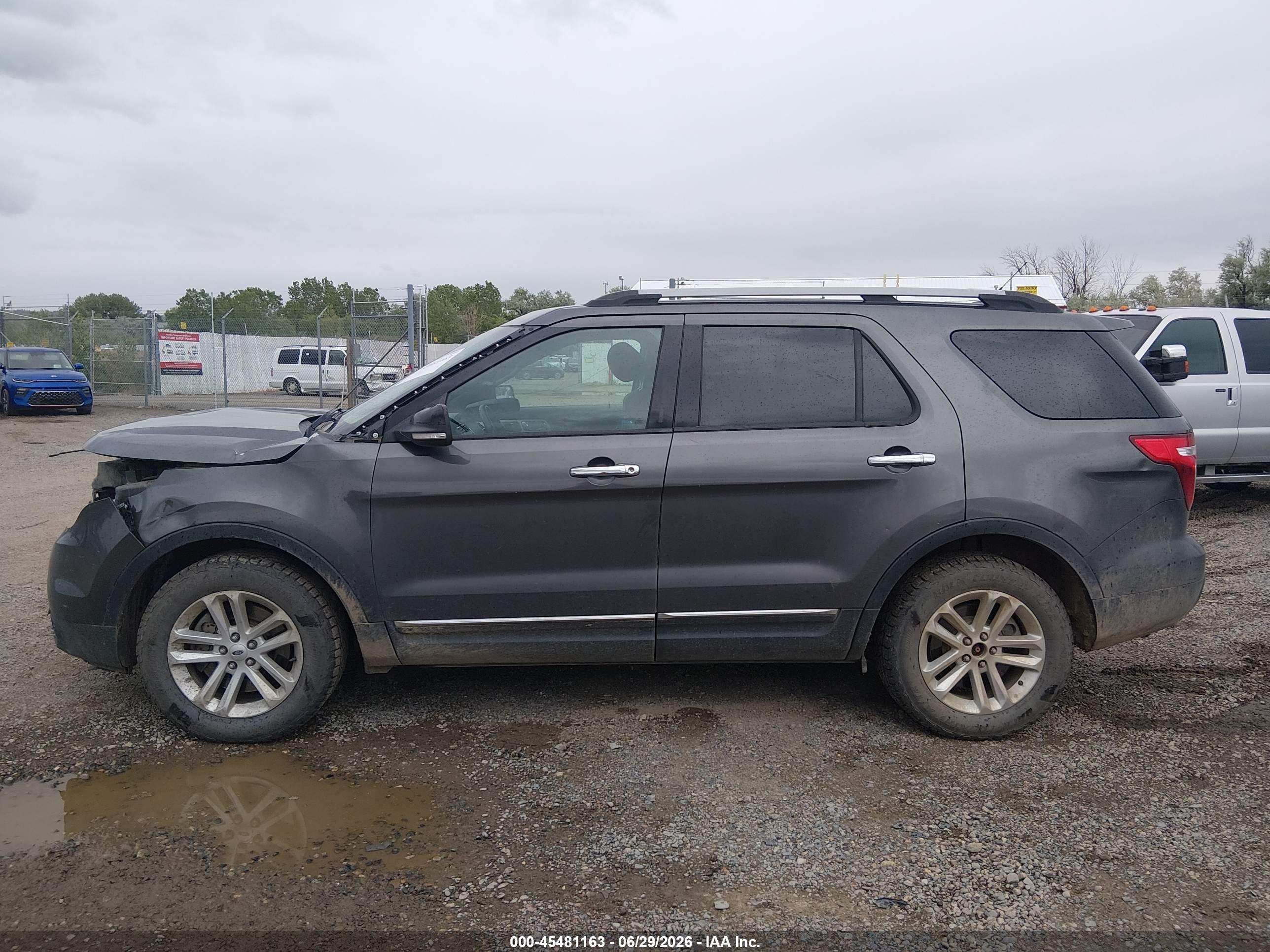 2015 Ford Explorer Xlt Gray vin: 1FM5K8D8XFGA34232