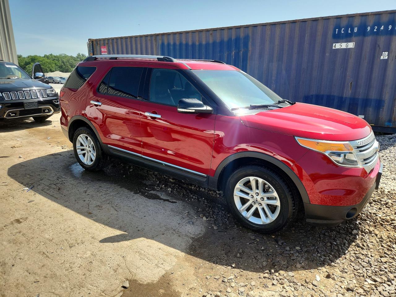 2015 Ford Explorer Xlt Burgundy vin: 1FM5K8D8XFGA39043