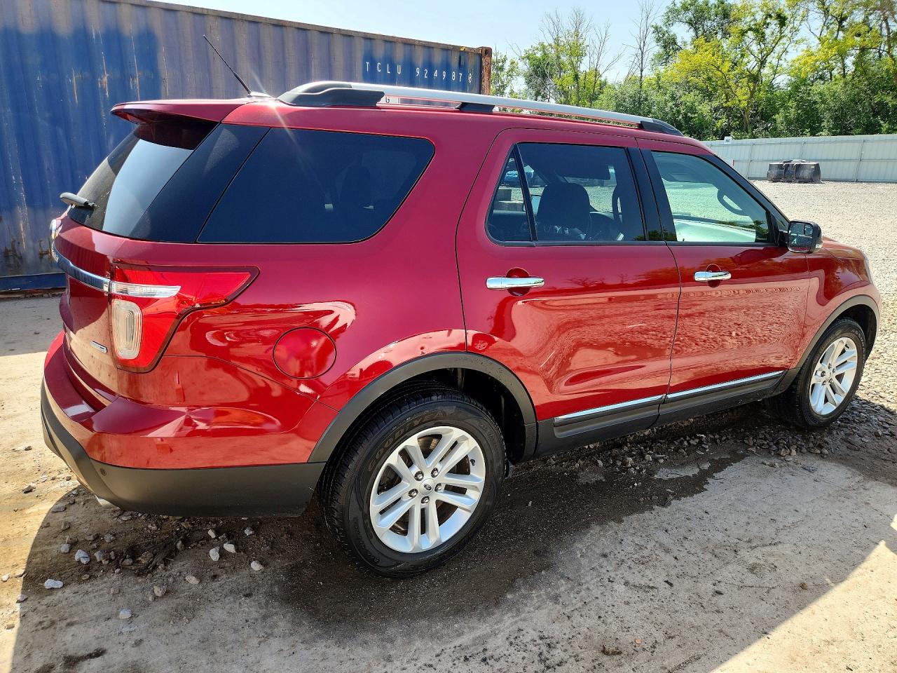 2015 Ford Explorer Xlt Burgundy vin: 1FM5K8D8XFGA39043