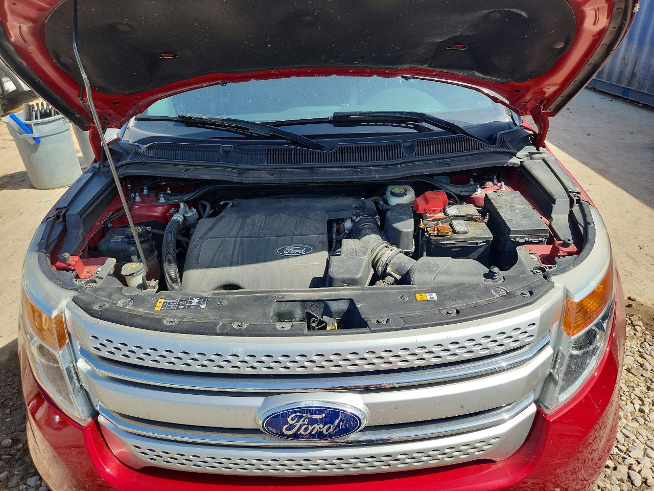2015 Ford Explorer Xlt Burgundy vin: 1FM5K8D8XFGA39043