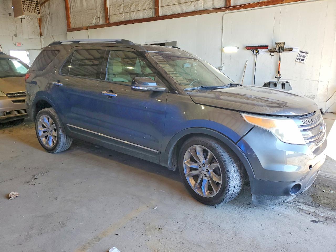 2015 Ford Explorer Xlt Gray vin: 1FM5K8D8XFGA52987