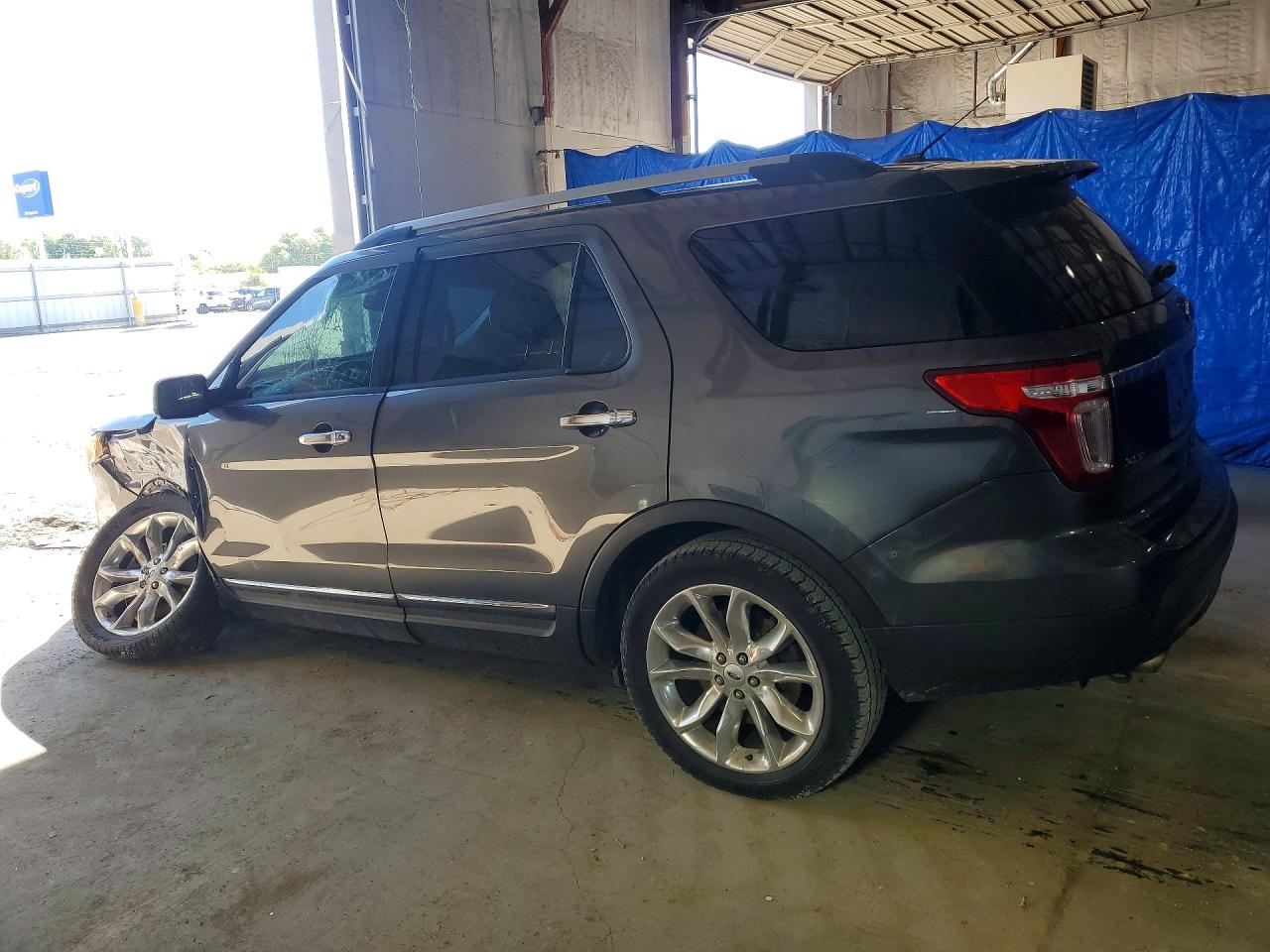 2015 Ford Explorer Xlt Gray vin: 1FM5K8D8XFGA52987