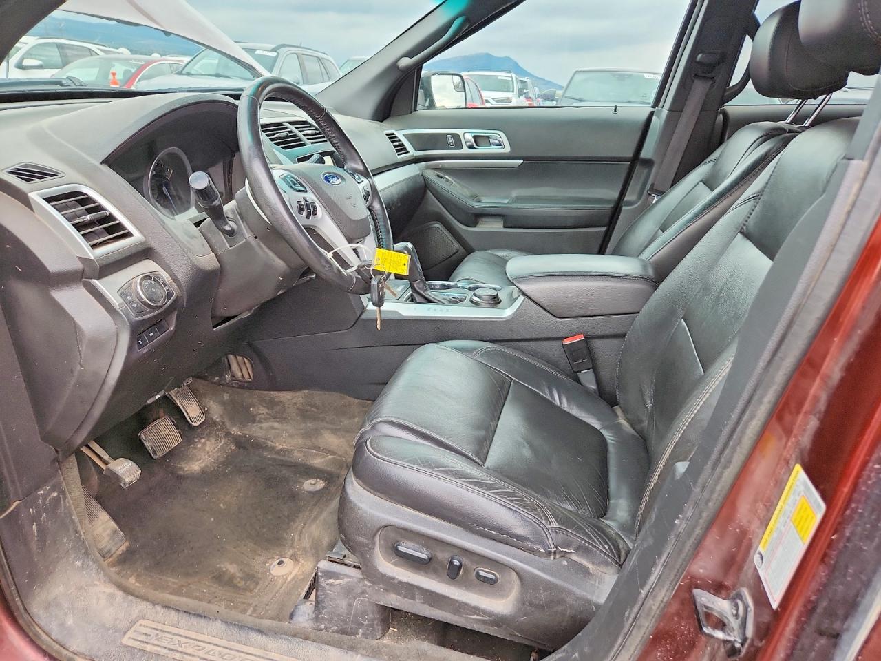 2015 Ford Explorer Xlt Red vin: 1FM5K8D8XFGA65836