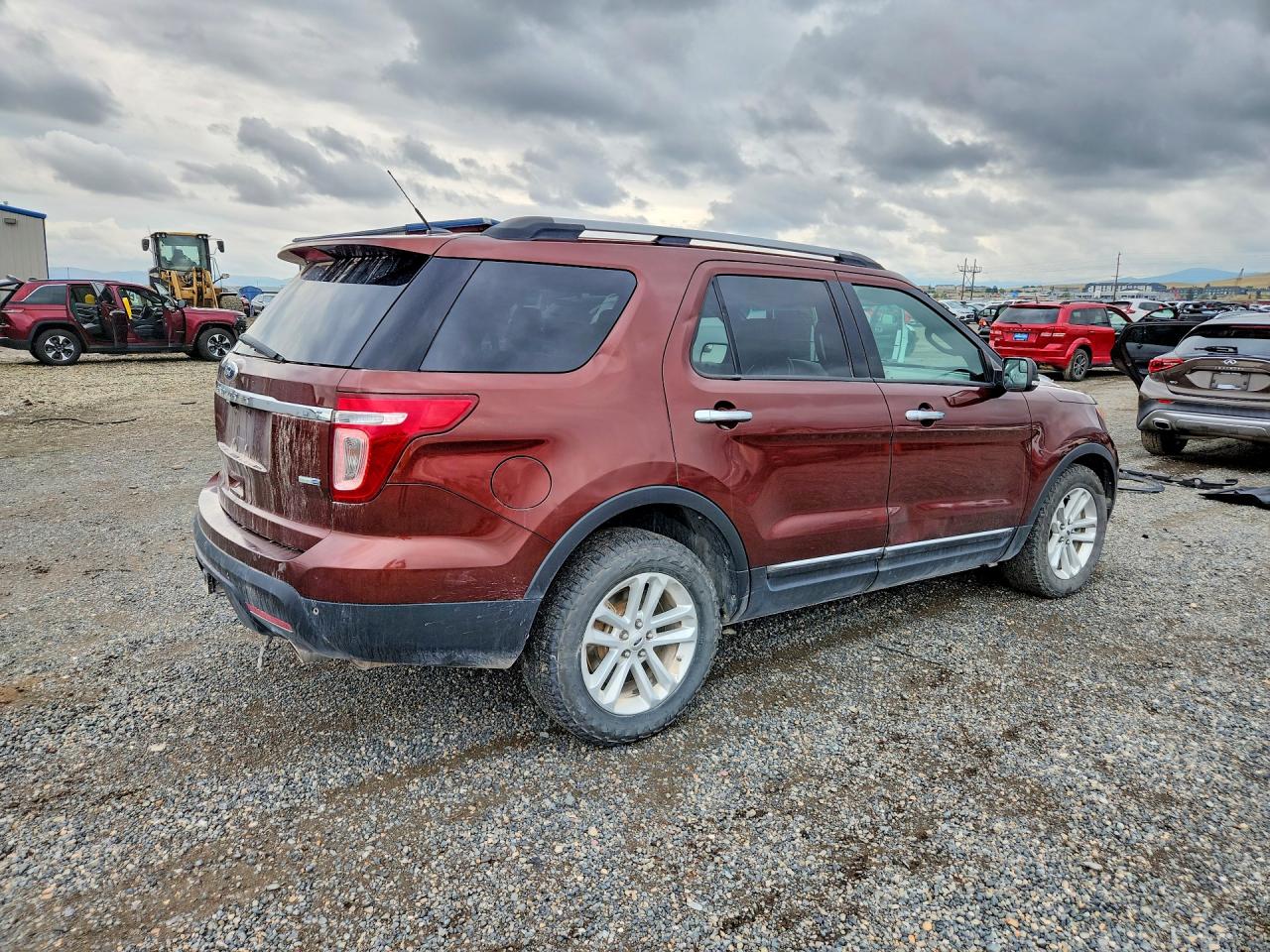 2015 Ford Explorer Xlt Red vin: 1FM5K8D8XFGA65836