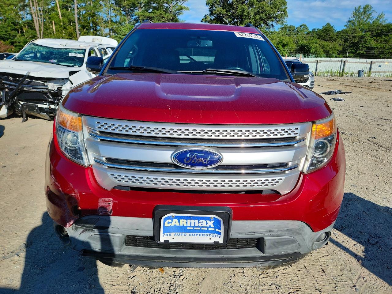 2015 Ford Explorer Xlt Red vin: 1FM5K8D8XFGA84242
