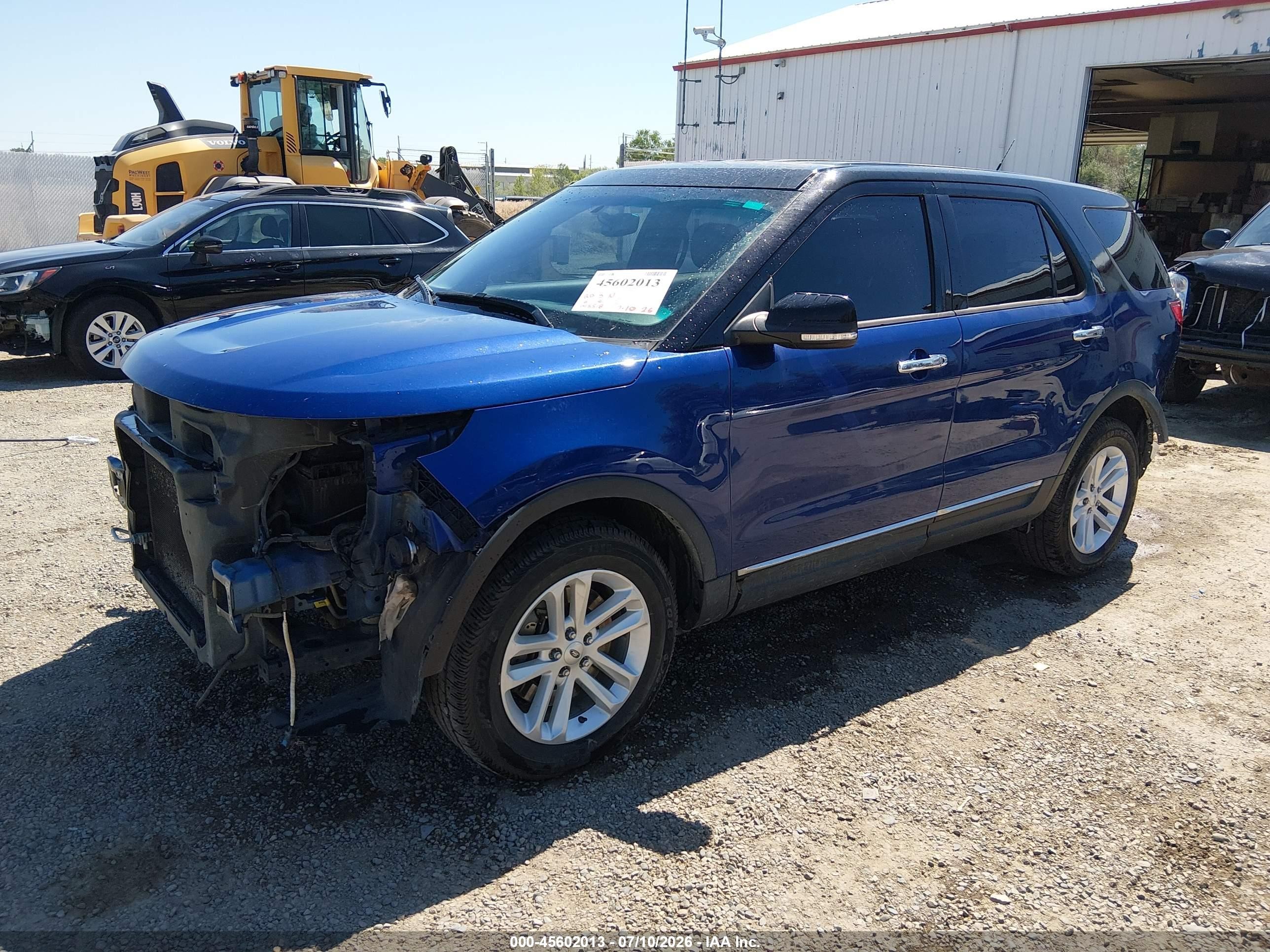 2015 Ford Explorer Xlt Blue vin: 1FM5K8D8XFGA87576