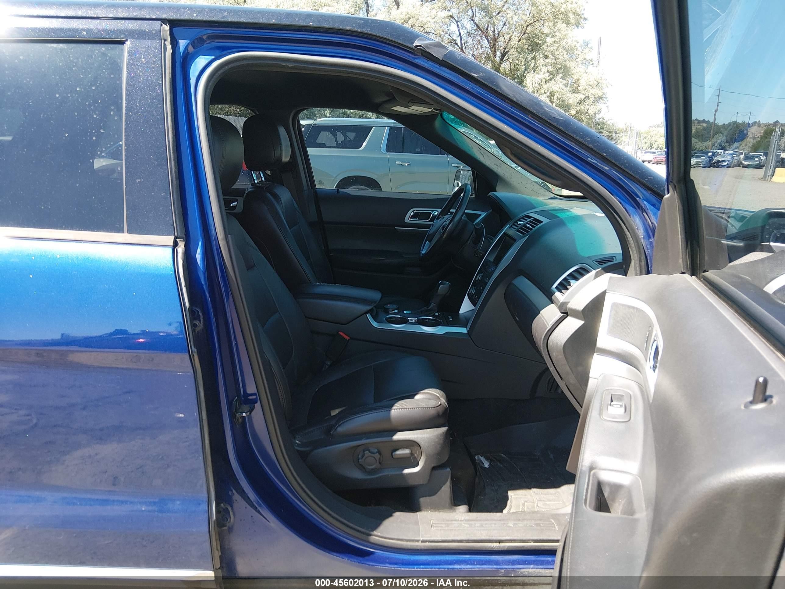 2015 Ford Explorer Xlt Blue vin: 1FM5K8D8XFGA87576