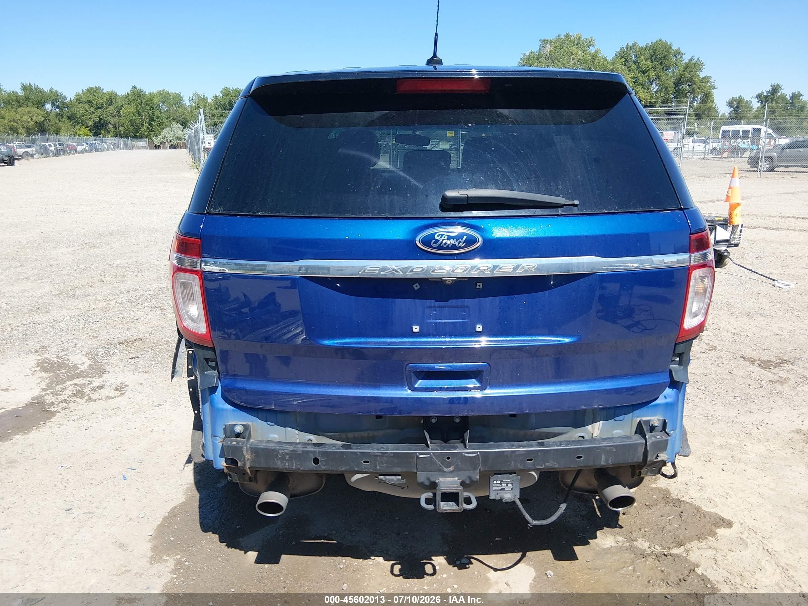 2015 Ford Explorer Xlt Blue vin: 1FM5K8D8XFGA87576
