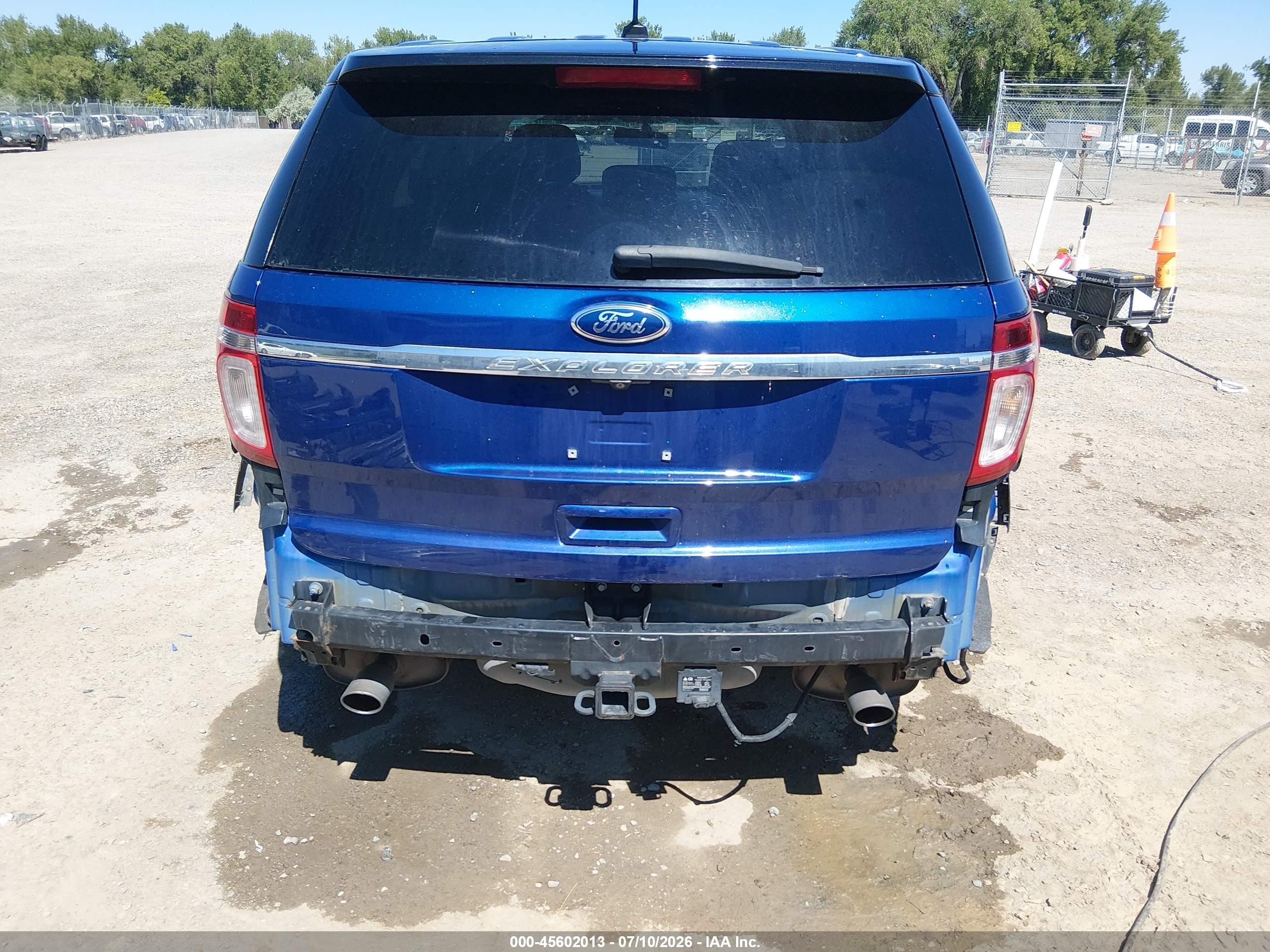 2015 Ford Explorer Xlt Blue vin: 1FM5K8D8XFGA87576