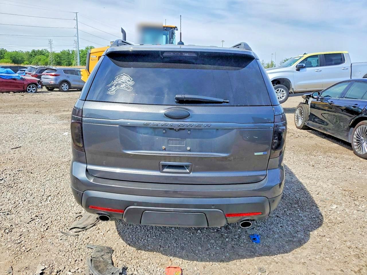 2015 Ford Explorer Xlt Серый vin: 1FM5K8D8XFGC04010