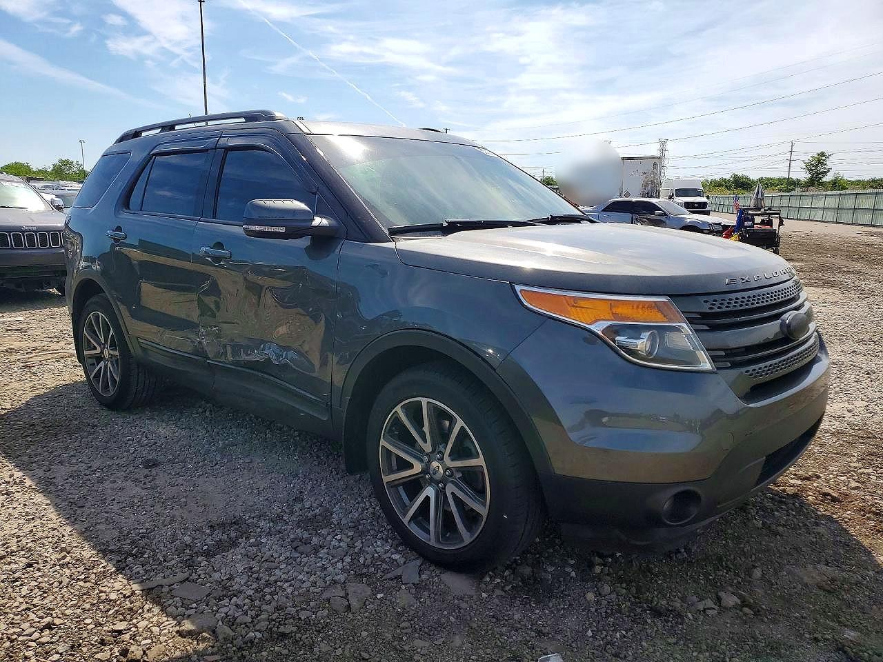 2015 Ford Explorer Xlt Серый vin: 1FM5K8D8XFGC04010