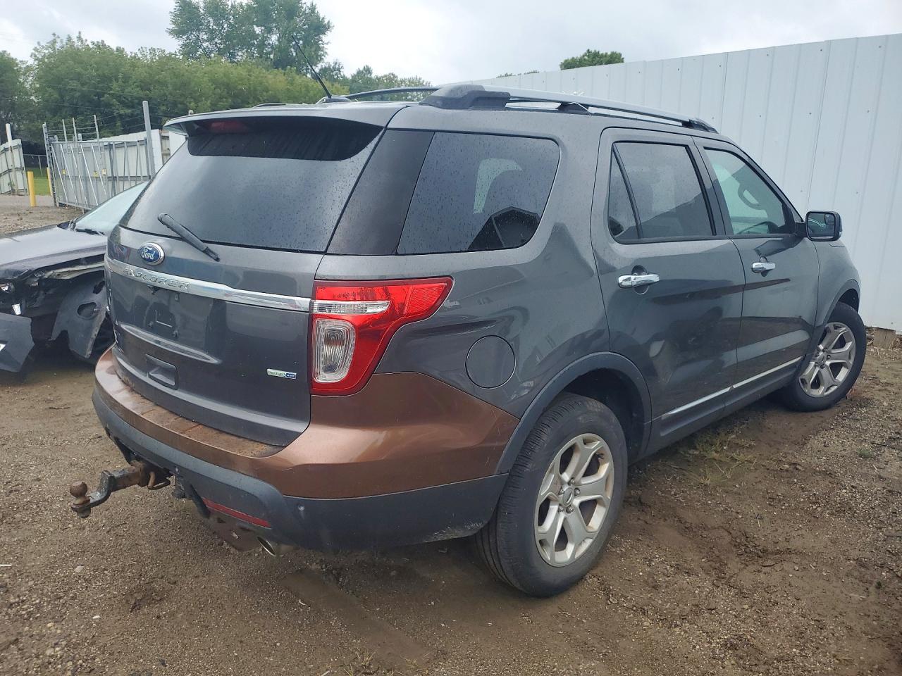 2015 Ford Explorer Xlt Gray vin: 1FM5K8D8XFGC18506