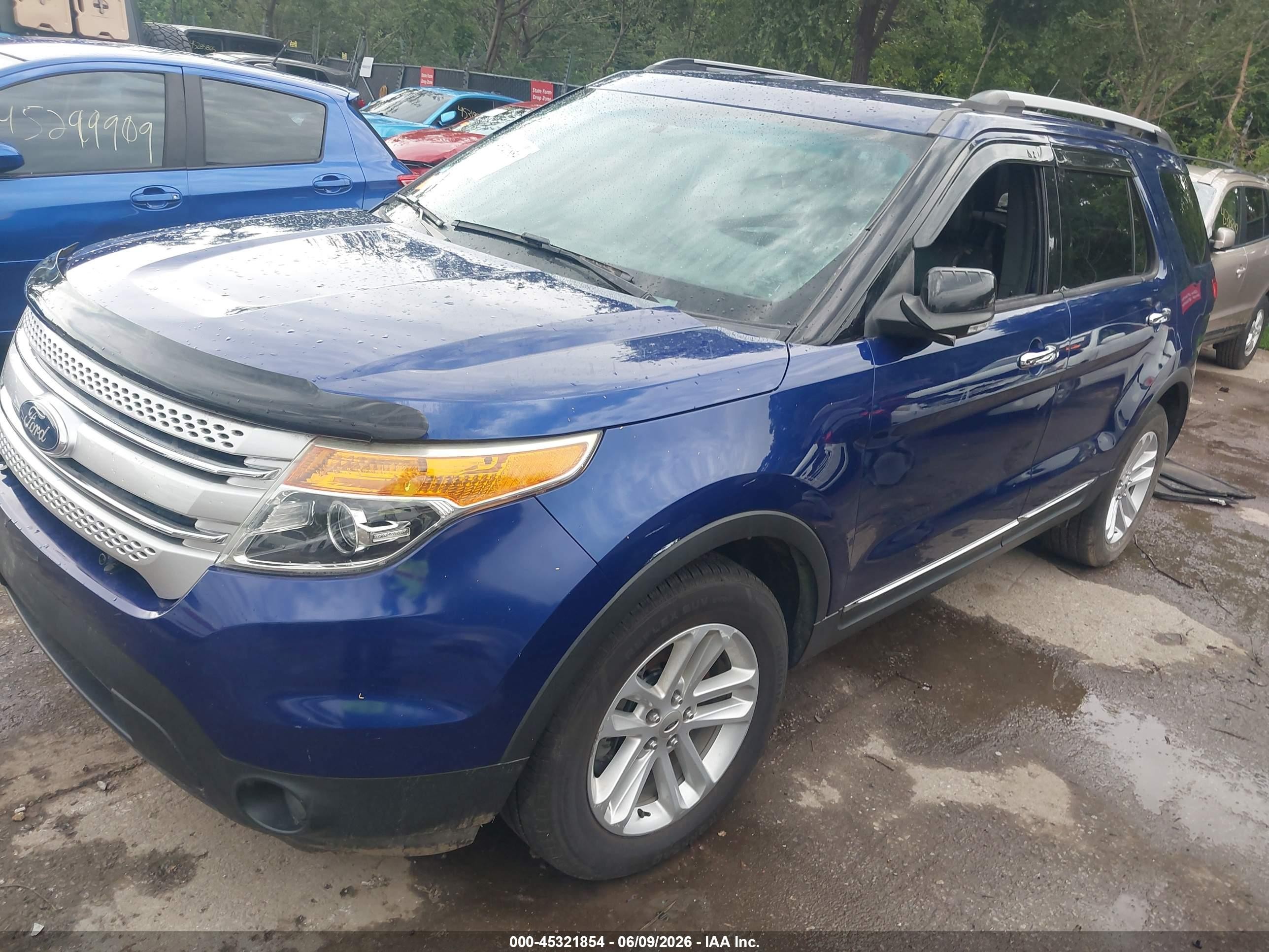 2015 Ford Explorer Xlt Синий vin: 1FM5K8D8XFGC23530