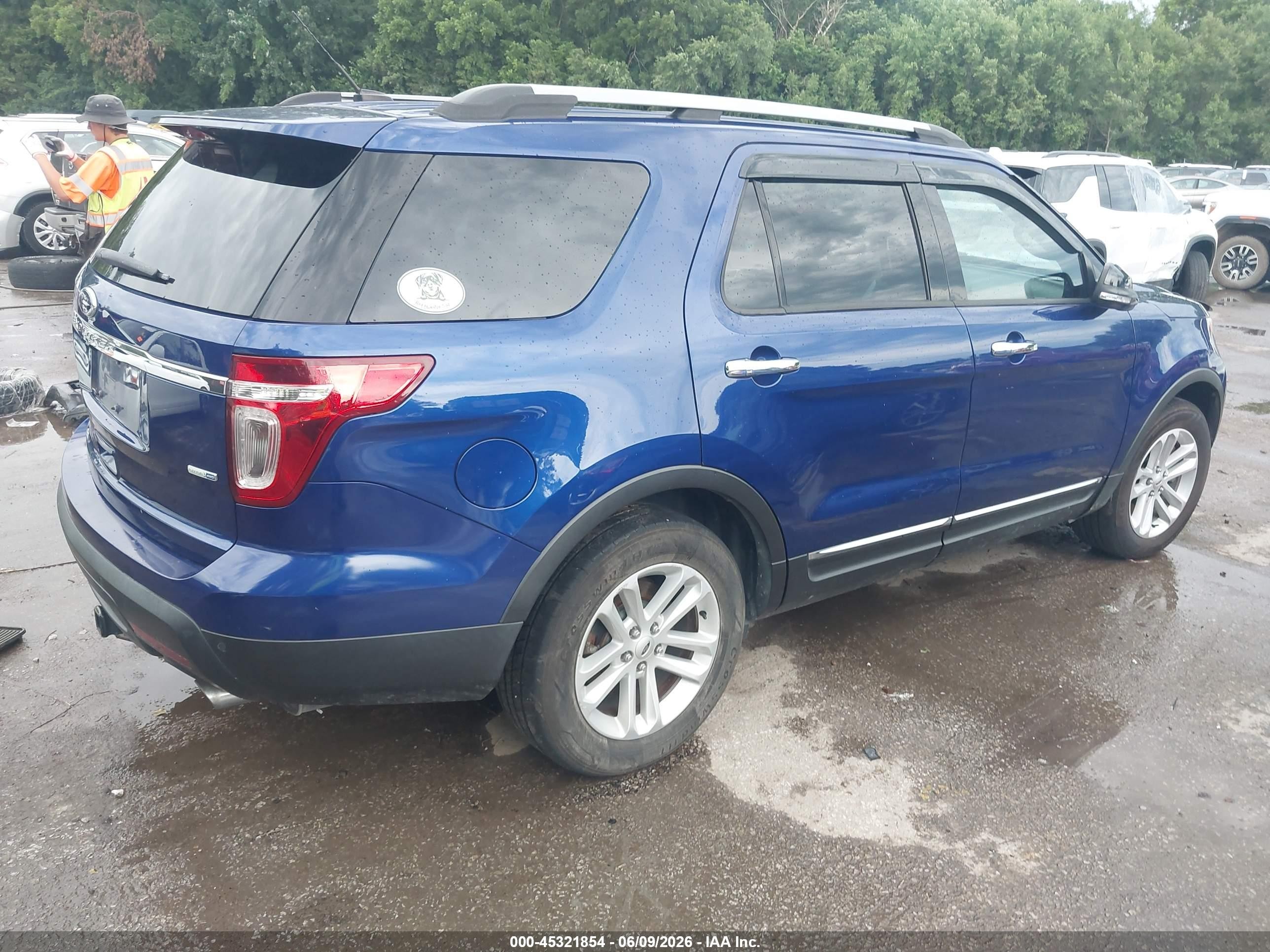 2015 Ford Explorer Xlt Синий vin: 1FM5K8D8XFGC23530