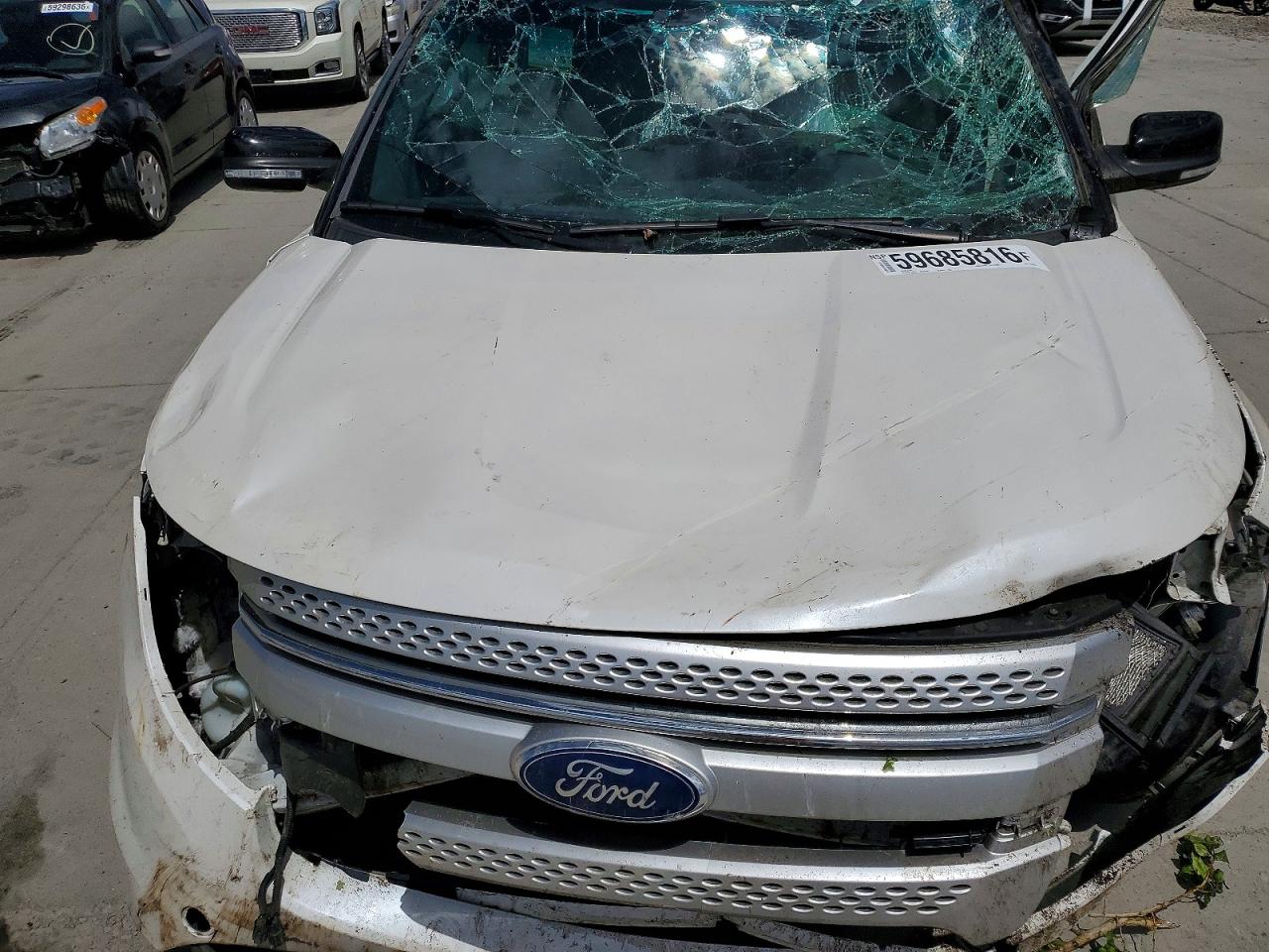2015 Ford Explorer Xlt White vin: 1FM5K8D8XFGC24886