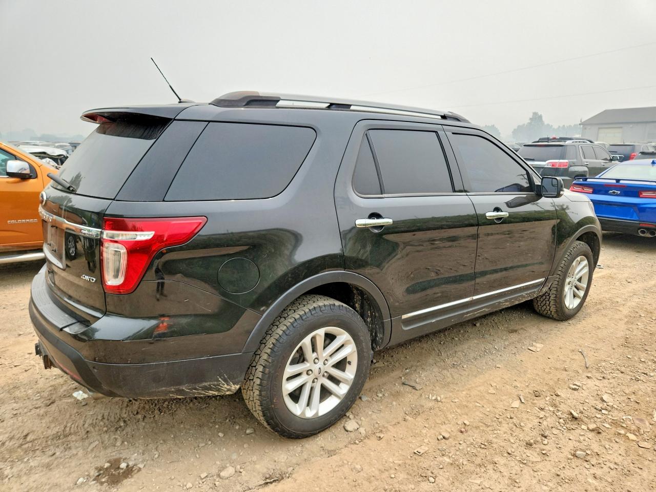 2015 Ford Explorer Xlt Black vin: 1FM5K8D8XFGC32485