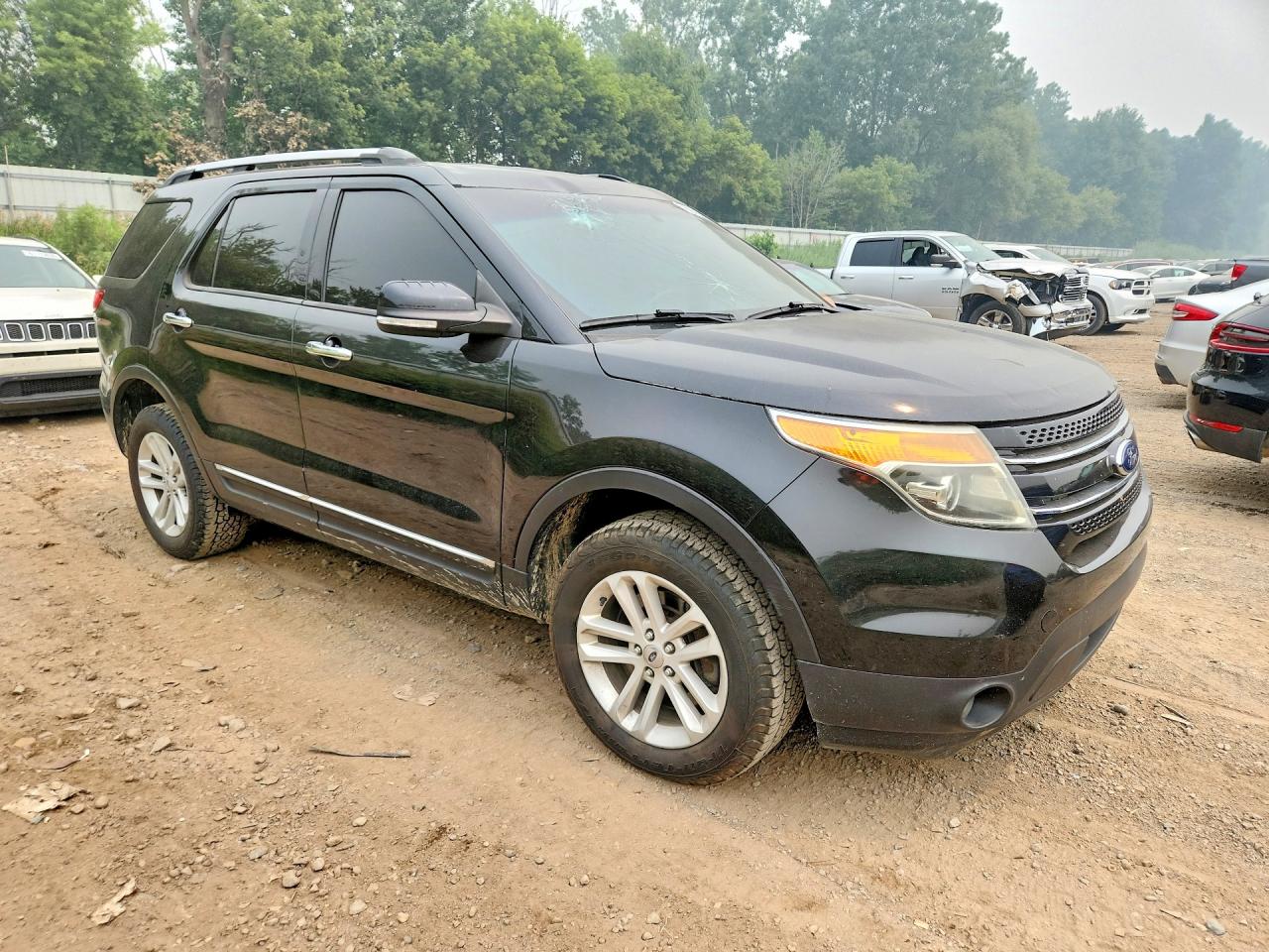 2015 Ford Explorer Xlt Black vin: 1FM5K8D8XFGC32485