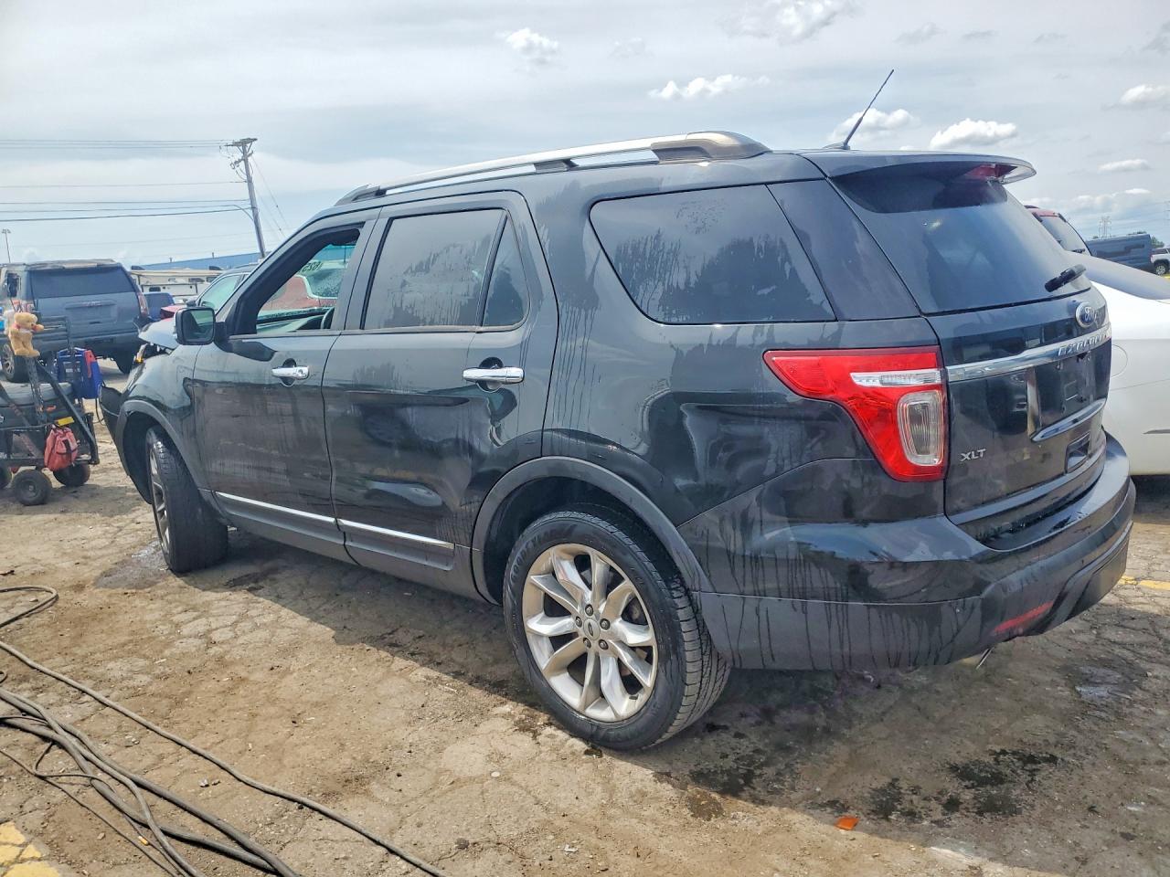 2015 Ford Explorer Xlt Черный vin: 1FM5K8D8XFGC36696