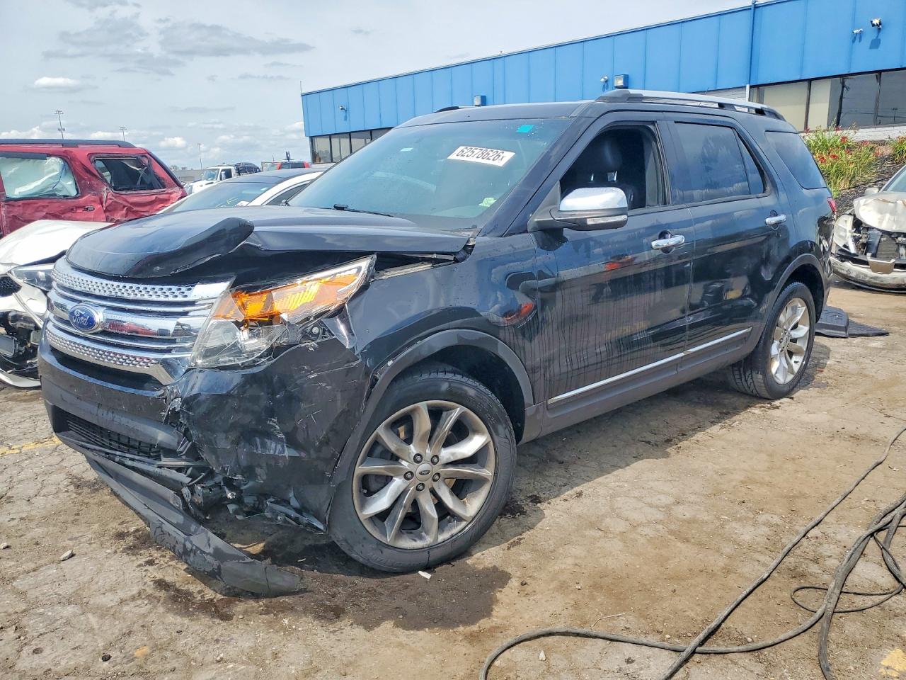 2015 Ford Explorer Xlt Черный vin: 1FM5K8D8XFGC36696