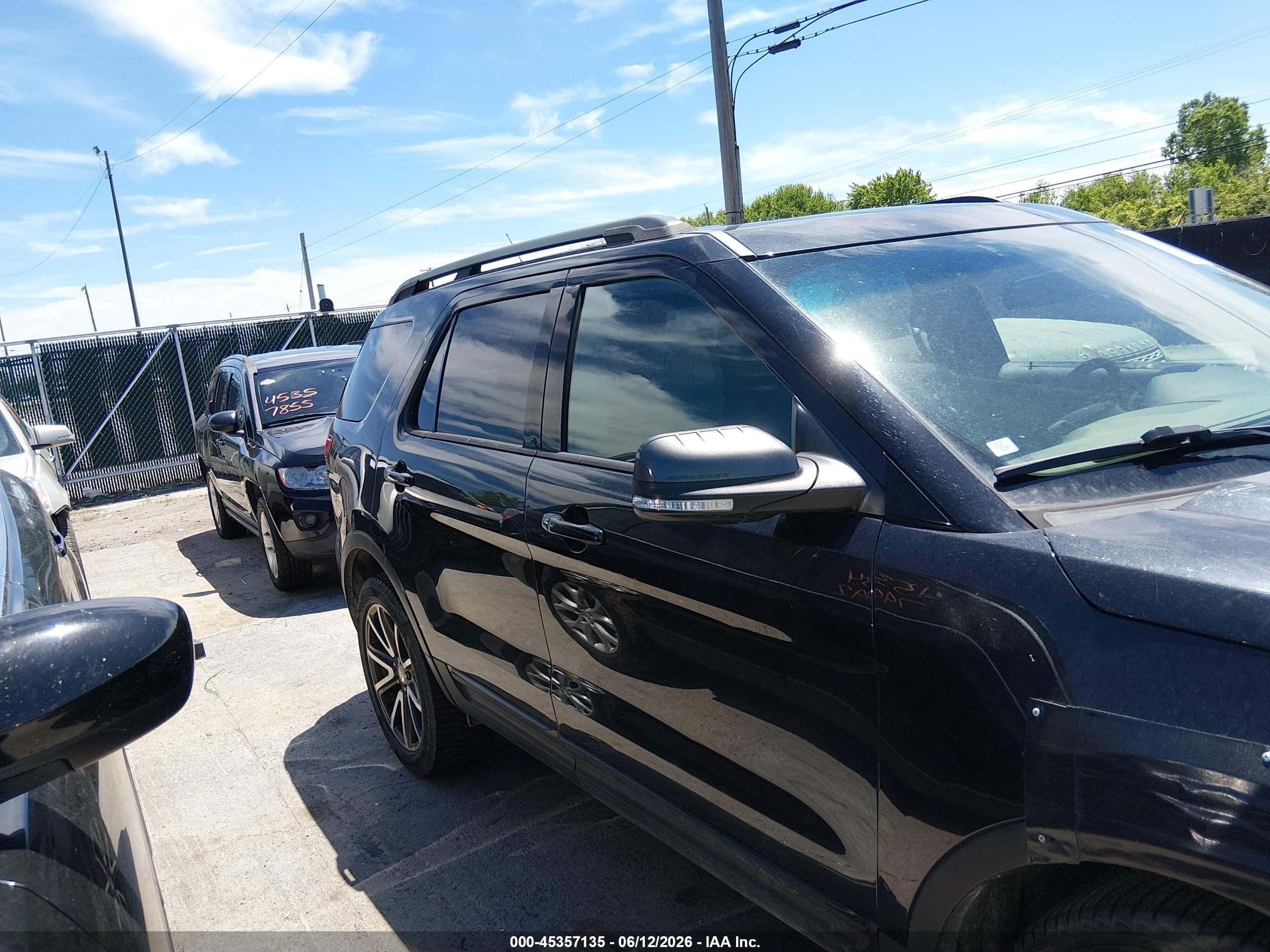 2015 Ford Explorer Xlt Black vin: 1FM5K8D8XFGC47763