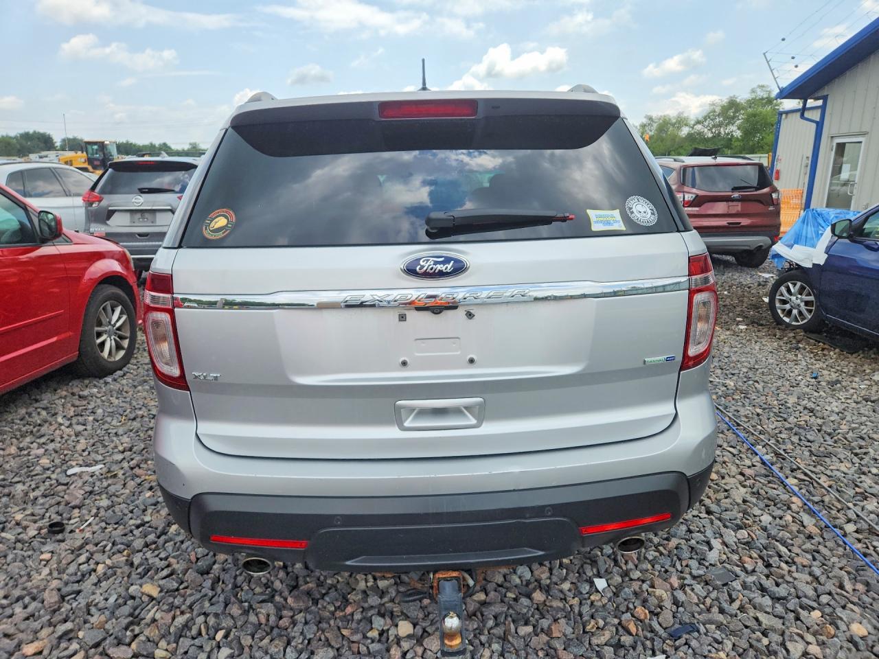 2015 Ford Explorer Xlt Silver vin: 1FM5K8D8XFGC59993