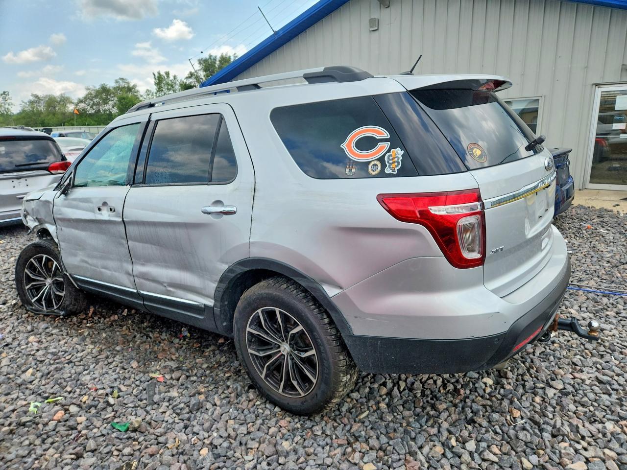 2015 Ford Explorer Xlt Silver vin: 1FM5K8D8XFGC59993