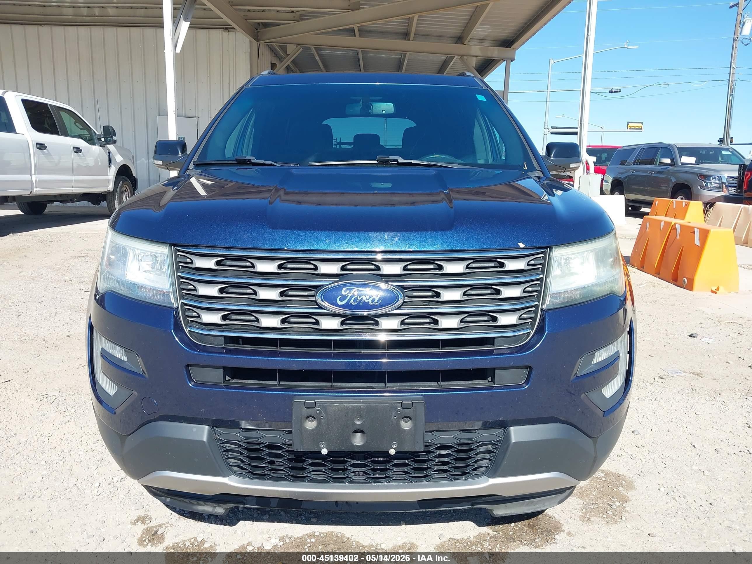 2016 Ford Explorer Xlt Blue vin: 1FM5K8D8XGGC63060