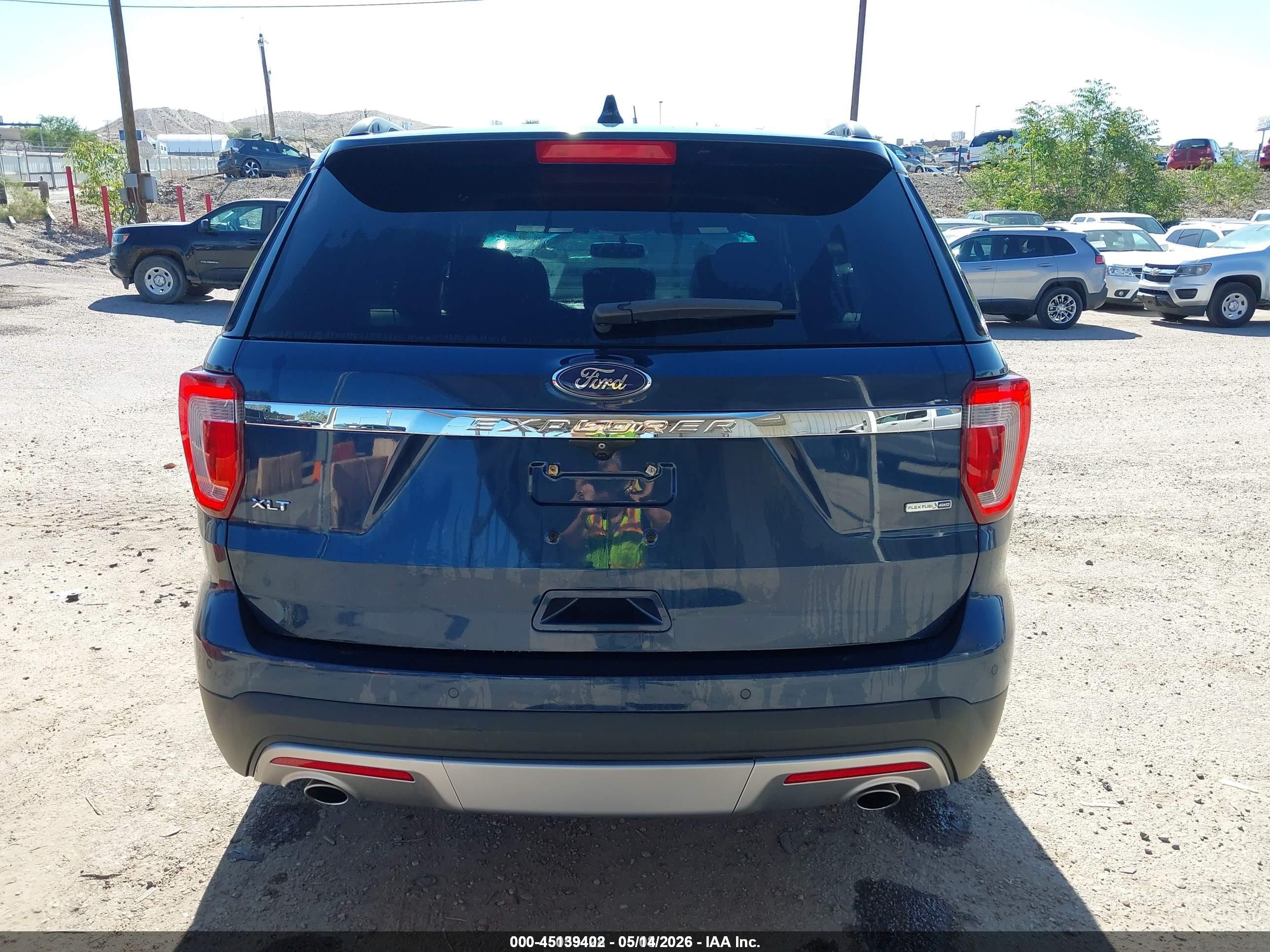 2016 Ford Explorer Xlt Blue vin: 1FM5K8D8XGGC63060